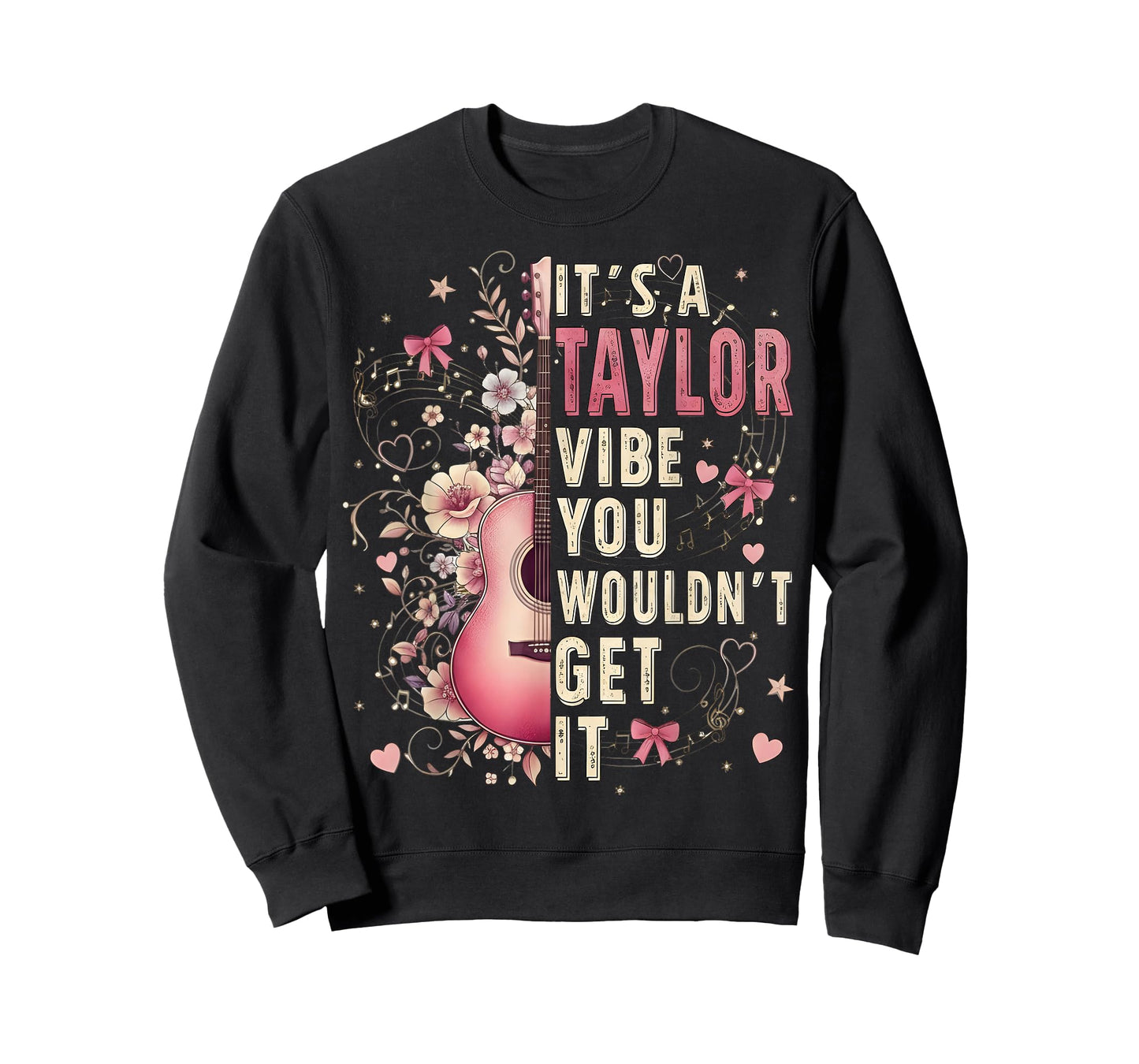 It's A Taylor Vibe Heart Floral Girl Kids 70's 80's Vintage T-Shirt