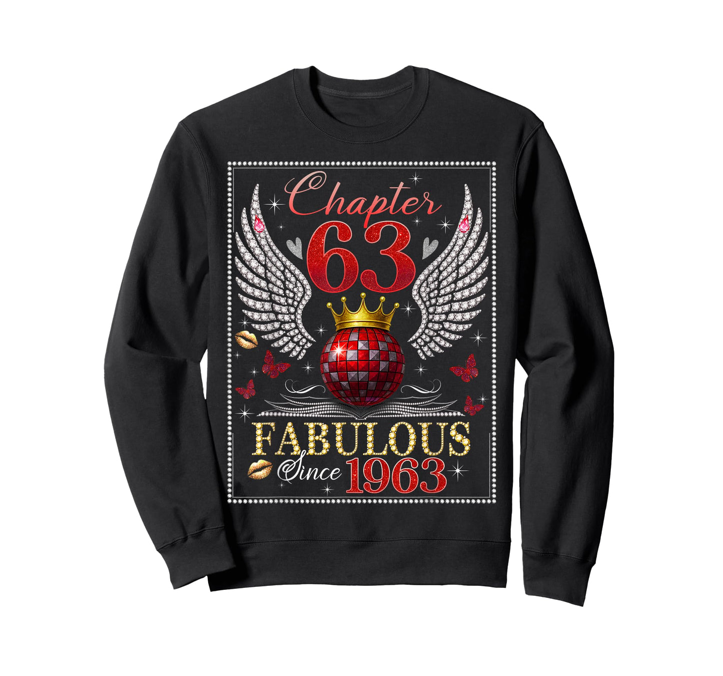 Chapter 63 Fabulous EST. 1963 Disco Ball 63rd Birthday Women T-Shirt