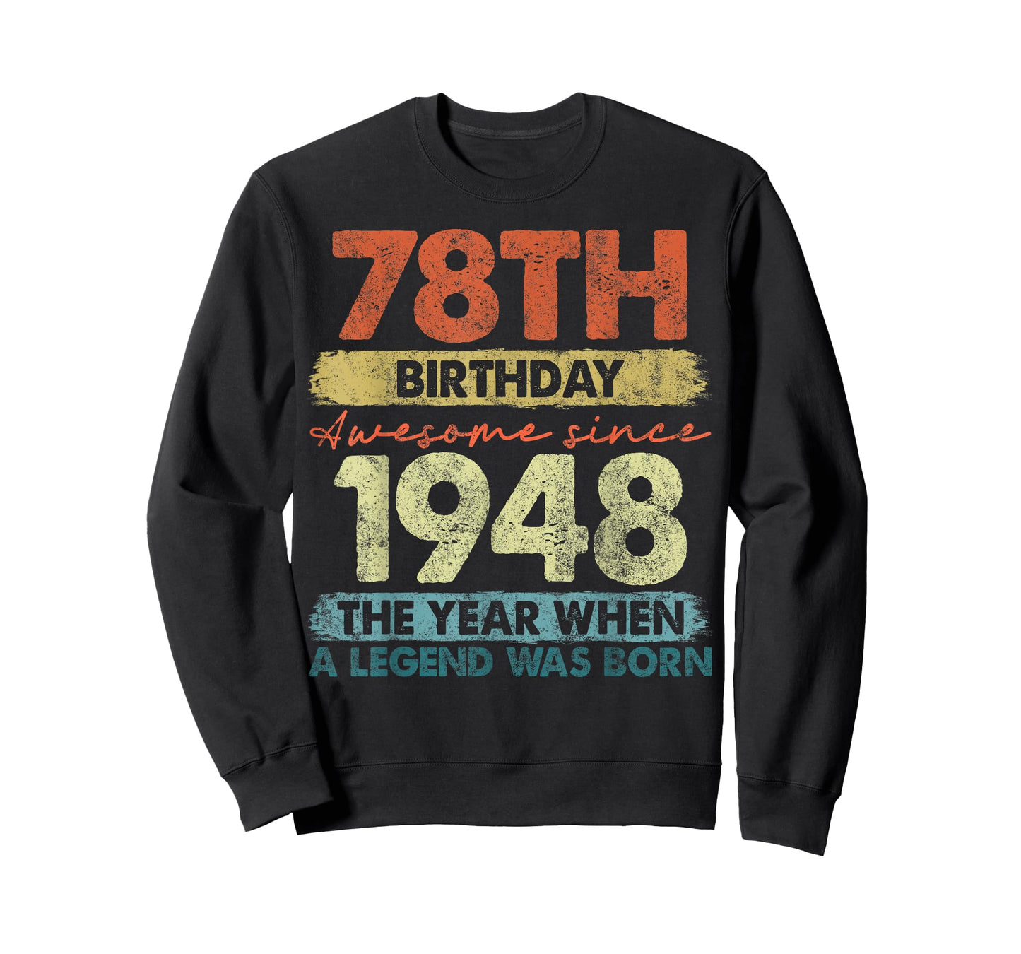 78 Year Old Gifts Vintage 1948 Limited Edition 78th Birthday T-Shirt