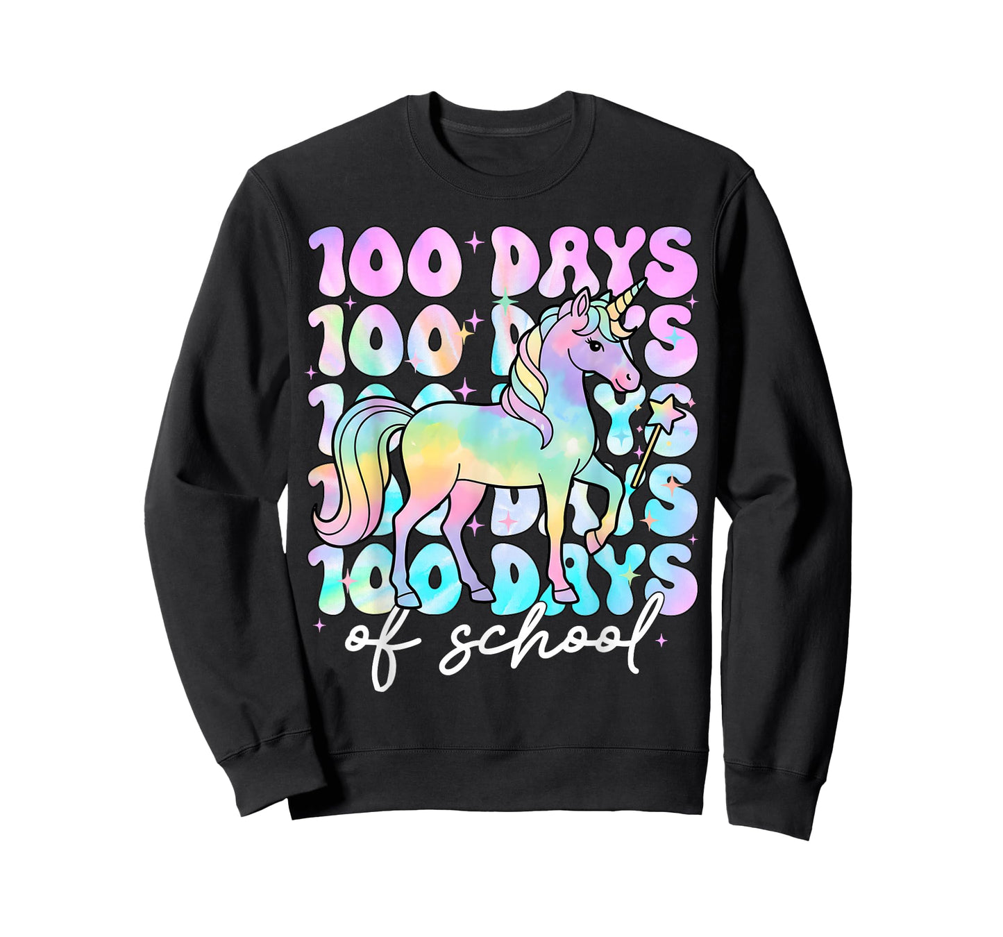 100 Days of School Unicorn Girls 100th Day of School Teacher T-Shirt