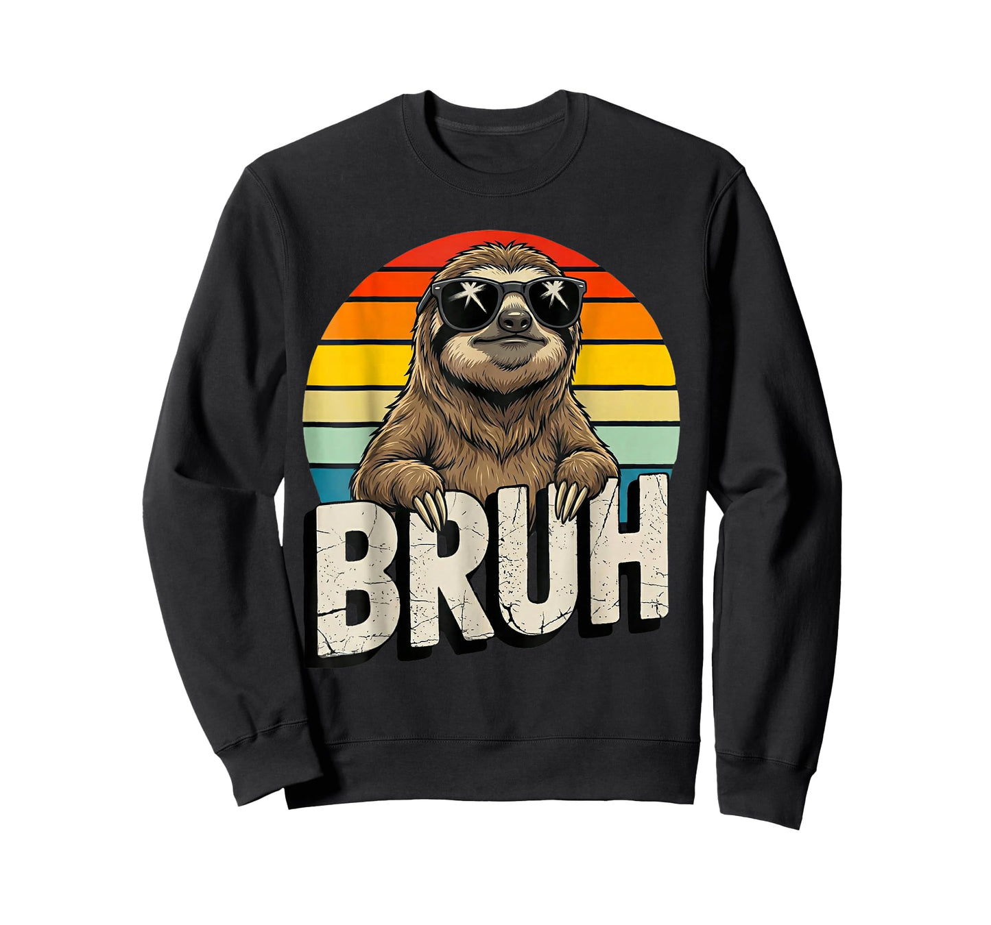 Funny Sloth Gifts Graphic Meme Lover Bruh Sloth Lovers T-Shirt