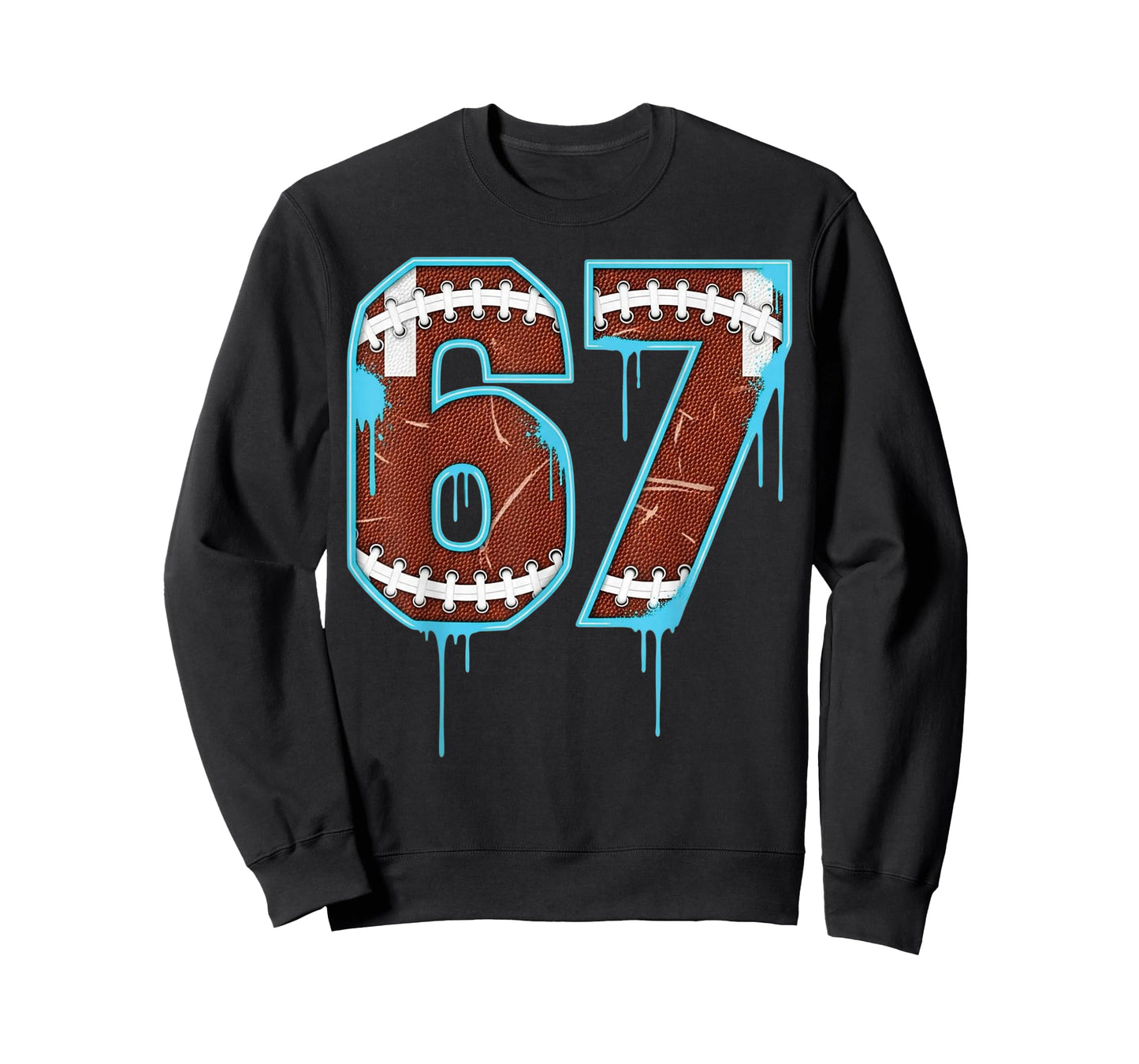 67 American Football Six Seven Funny 6 7 Meme Drip for Boys T-Shirt