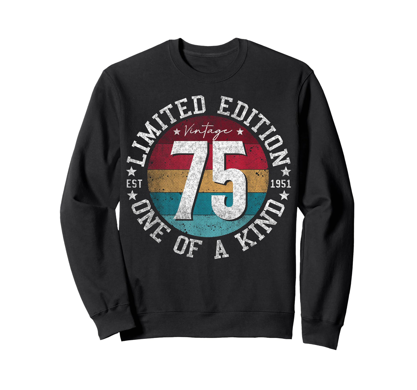 75 Year Old Gifts Vintage 1951 Limited Edition 75th Birthday T-Shirt