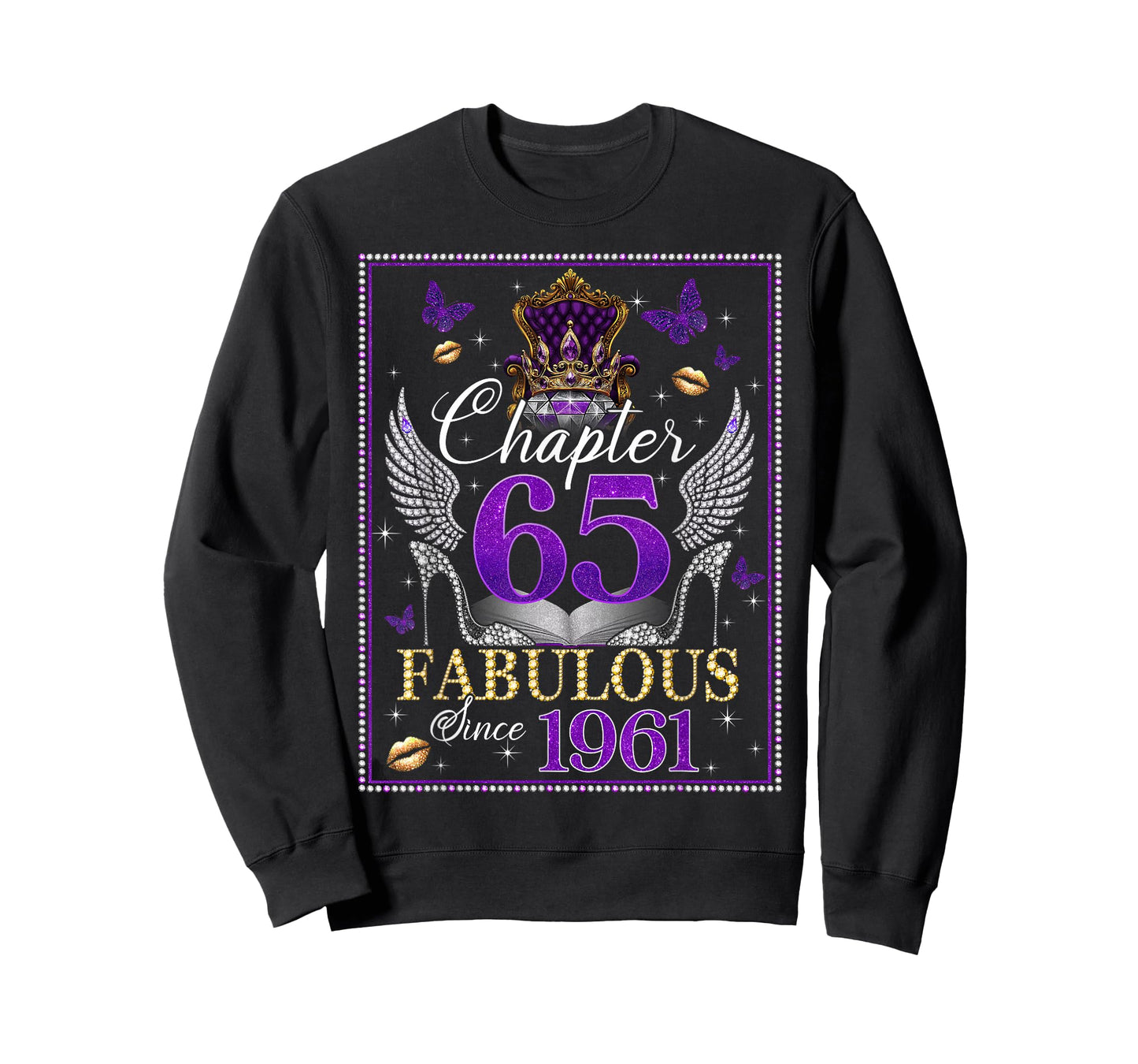 Chapter 65 Fabulous Since 1961 65th Birthday Women Girls T-Shirt