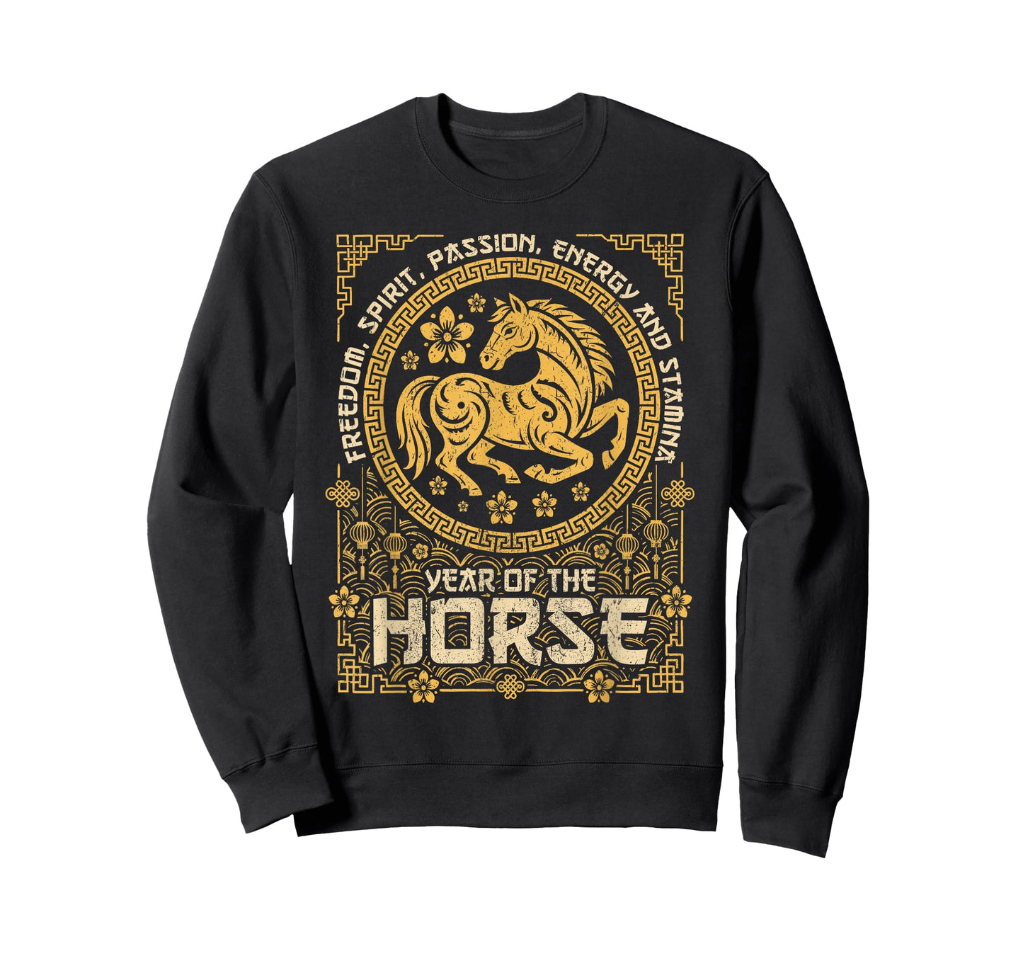 Year of The Horse Chinese New Year 2026 Zodiac Horse T-Shirt