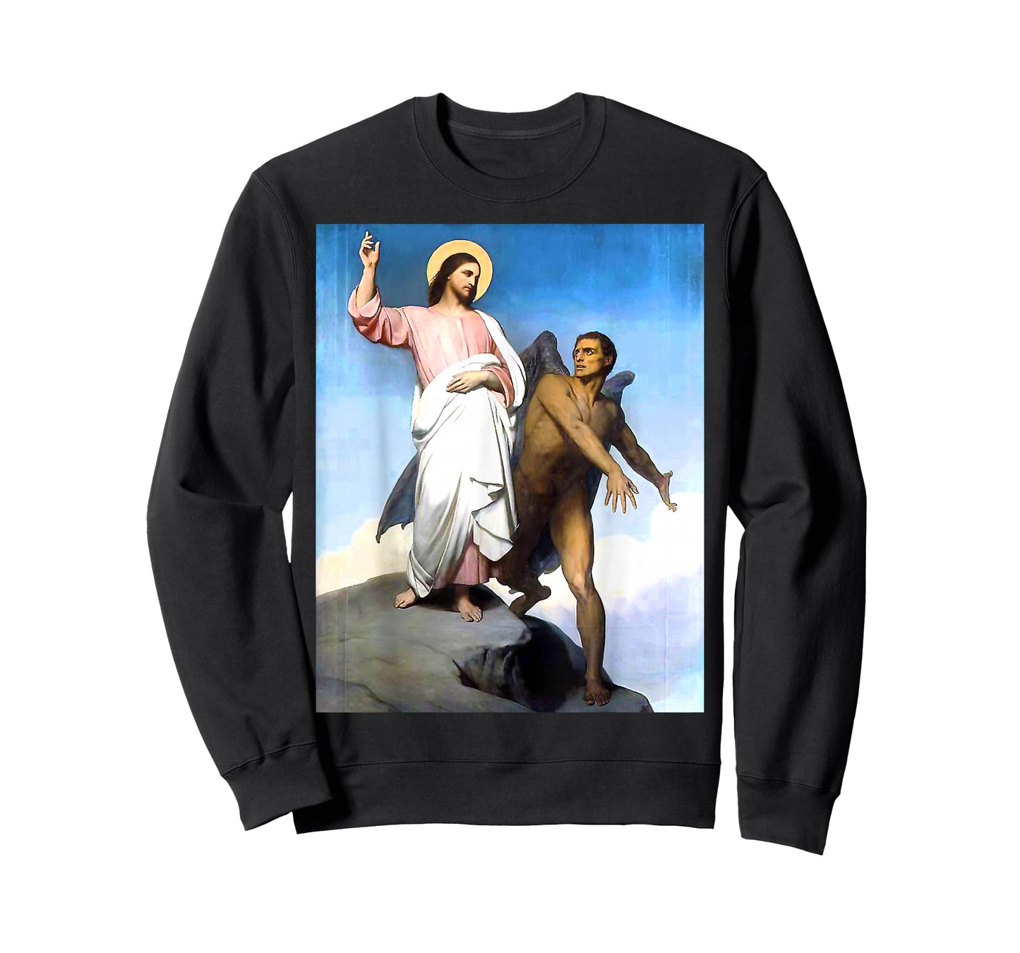 Jesus Satan Temptation of Christ T-Shirt
