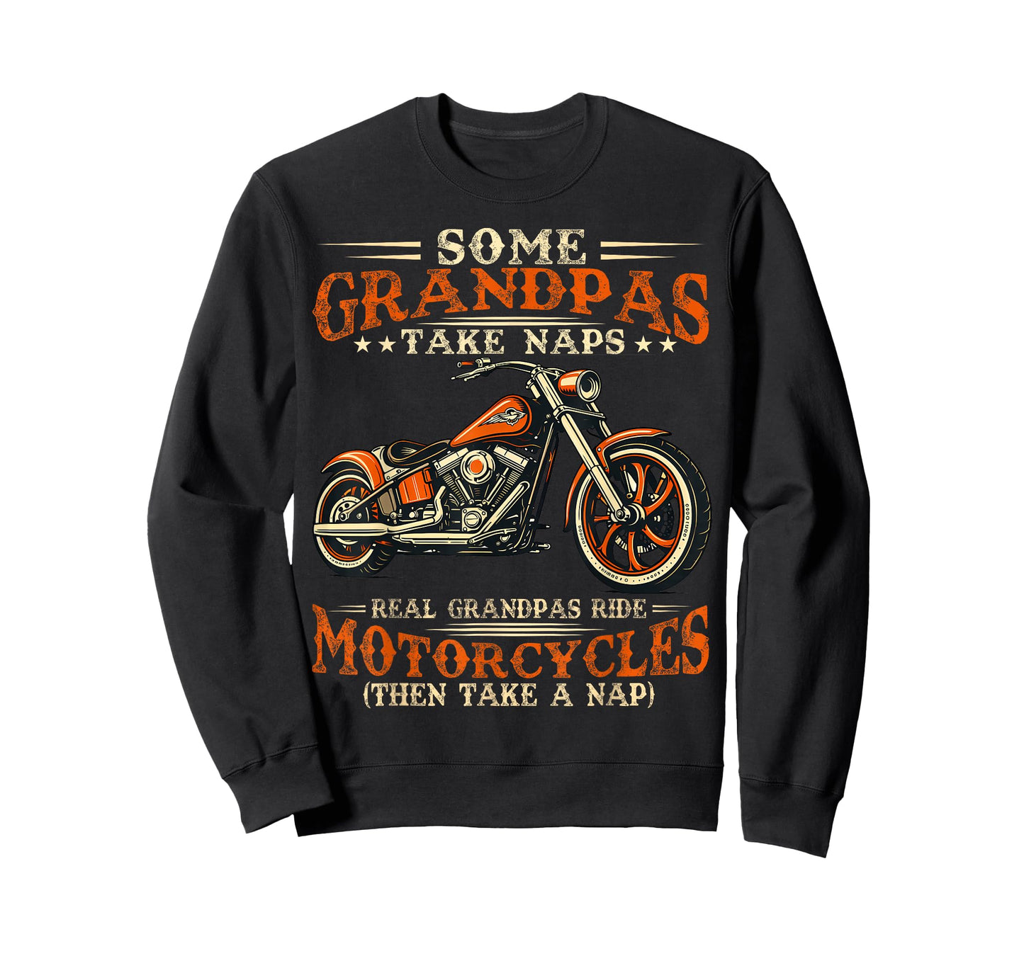 Some Grandpas Take Naps Real Grandpas Ride Motorcycles T-Shirt