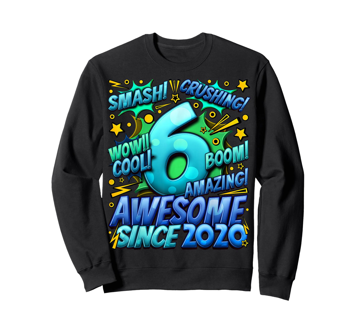 6 Year Old Gifts for Boys 6th Birthday Boy 6 Year Old Boy T-Shirt