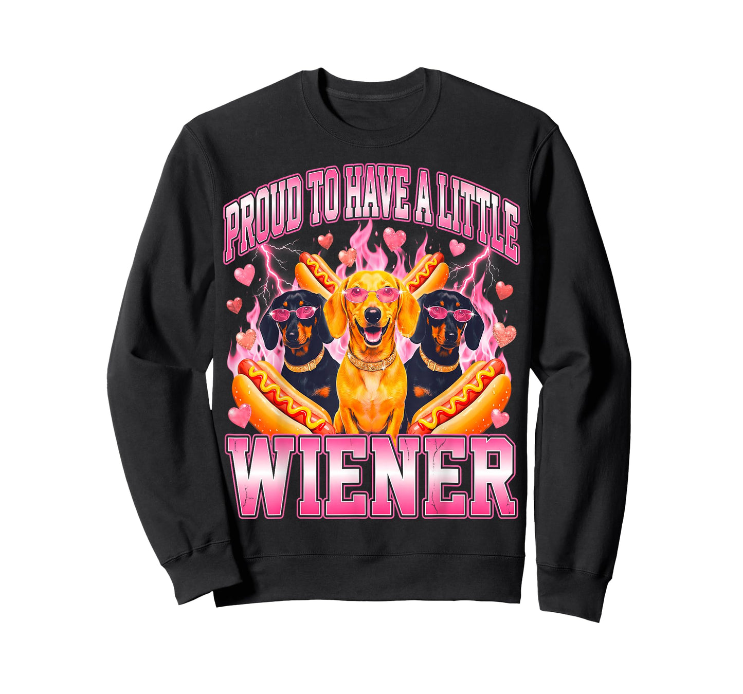 Dachshund Proud to Have A Little Wiener Dog Owner Funny T-Shirt