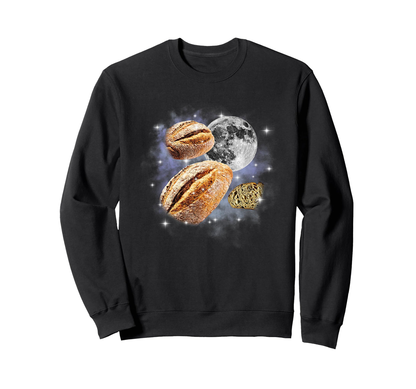 Vintage Three Sourdough Moon Baking Baker Bakery Lover T-Shirt
