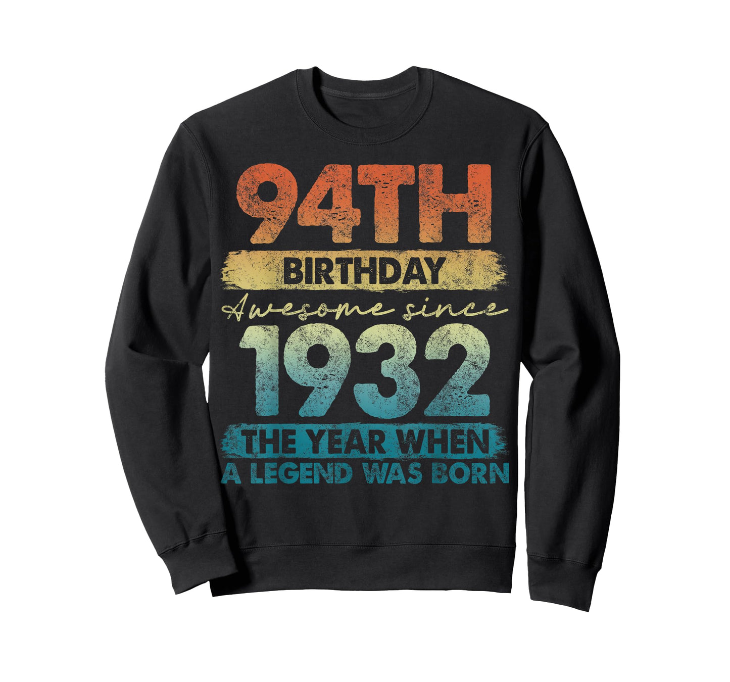 94 Year Old Gifts Vintage 1932 Limited Edition 94th Birthday T-Shirt