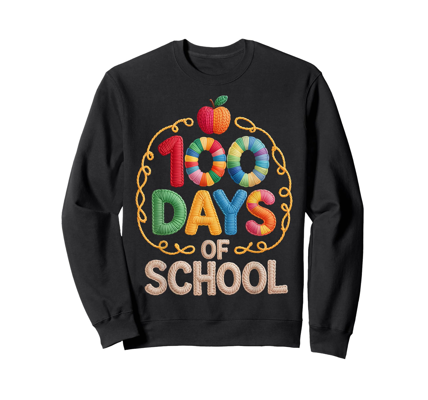 100 Days of School Colorful Fun Design Kids T-Shirt