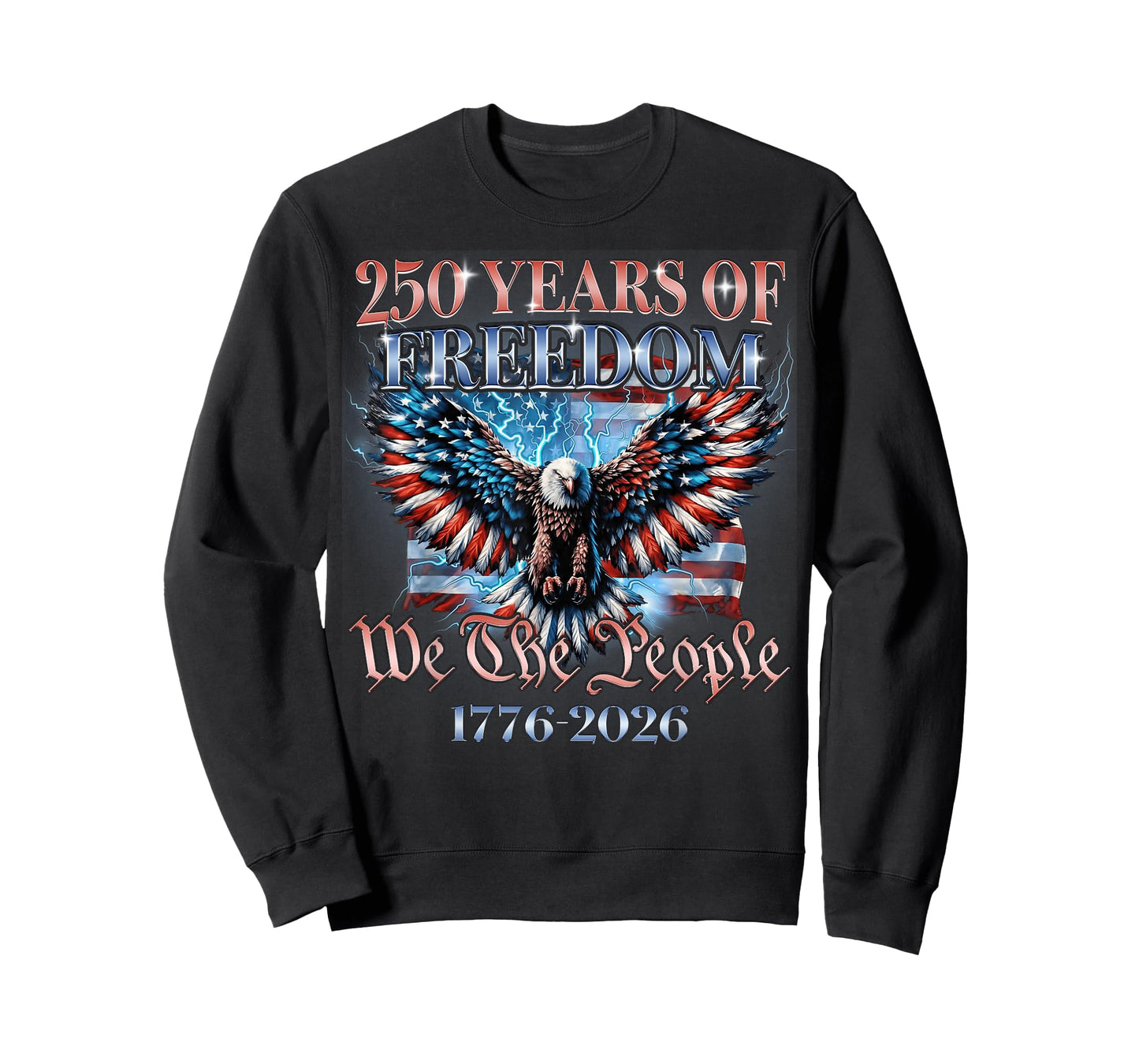 Years of Freedom 1776 to 2026 T-Shirt