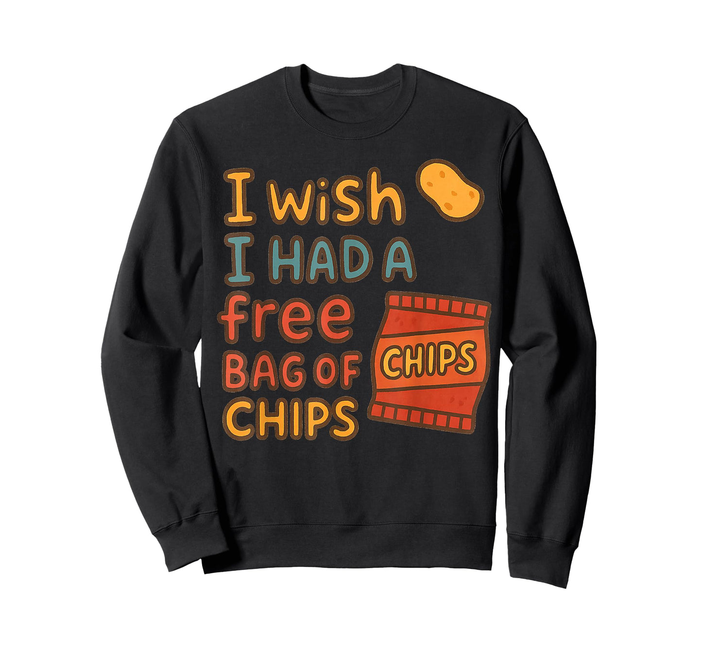 Funny Bag of Chips Meme Design - Cool Snack Craver T-Shirt
