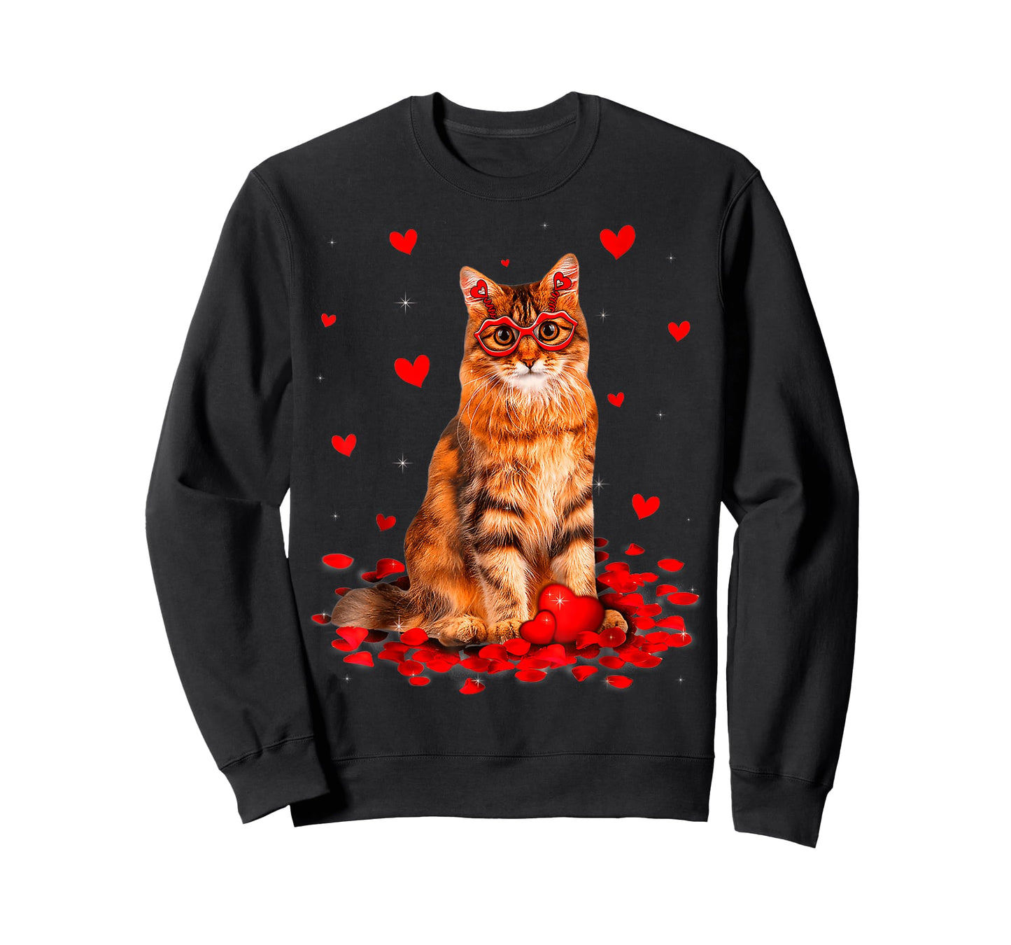 My Cat is My Valentine Kitten Lover Heart Valentines T-Shirt