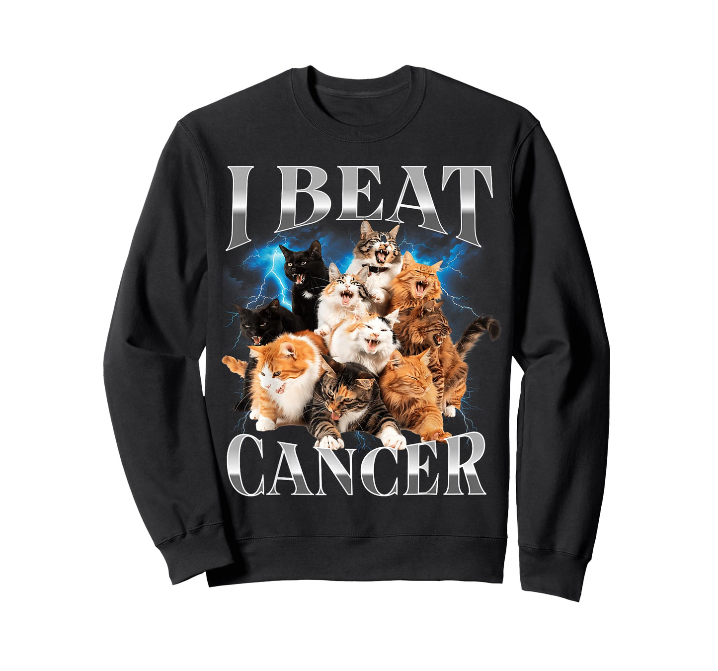 I Beat Cancer Survivor - Funny Cat Meme - Bootleg T-Shirt