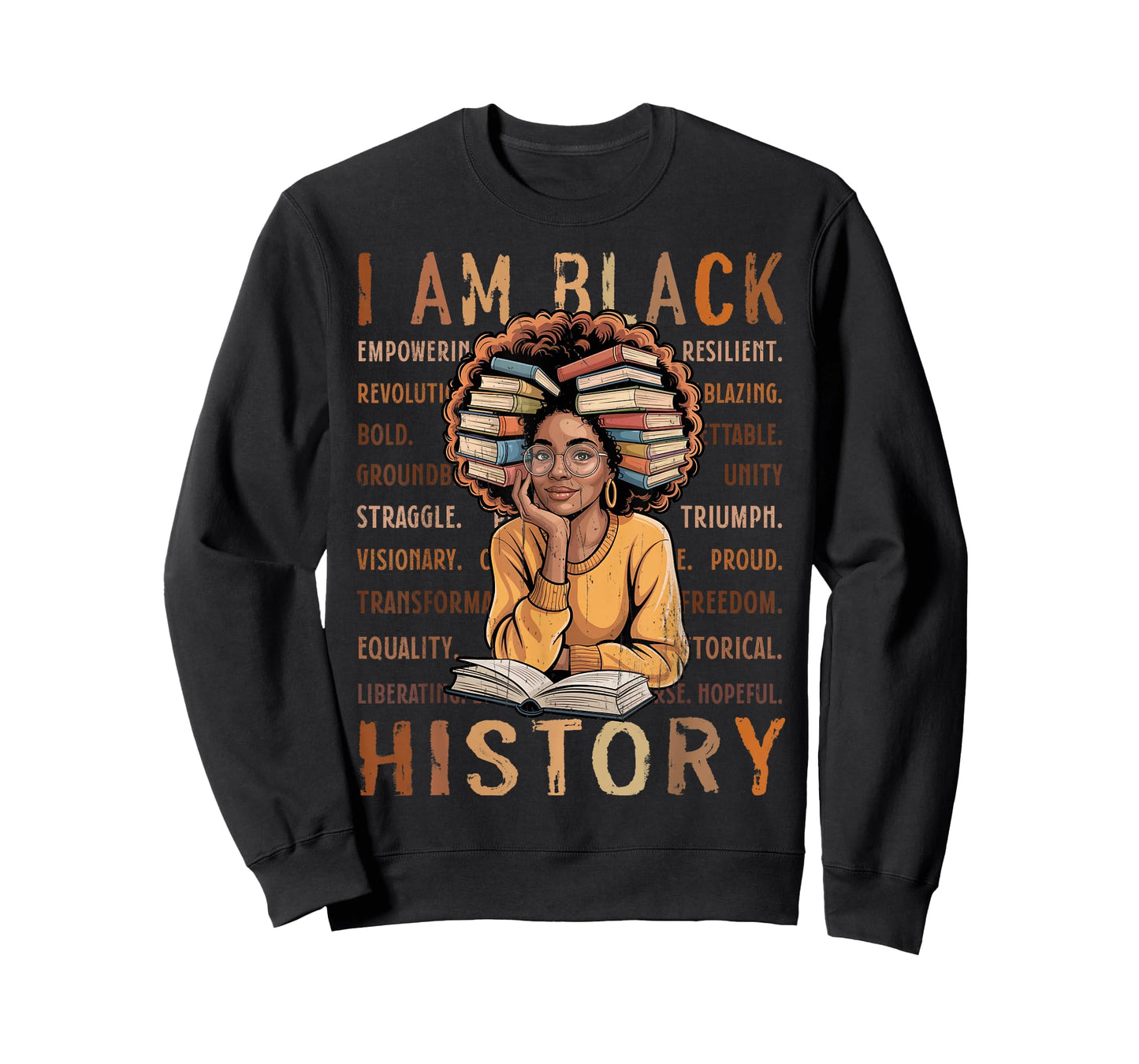 Black History Month 2026 I Am Black History Women T-Shirt