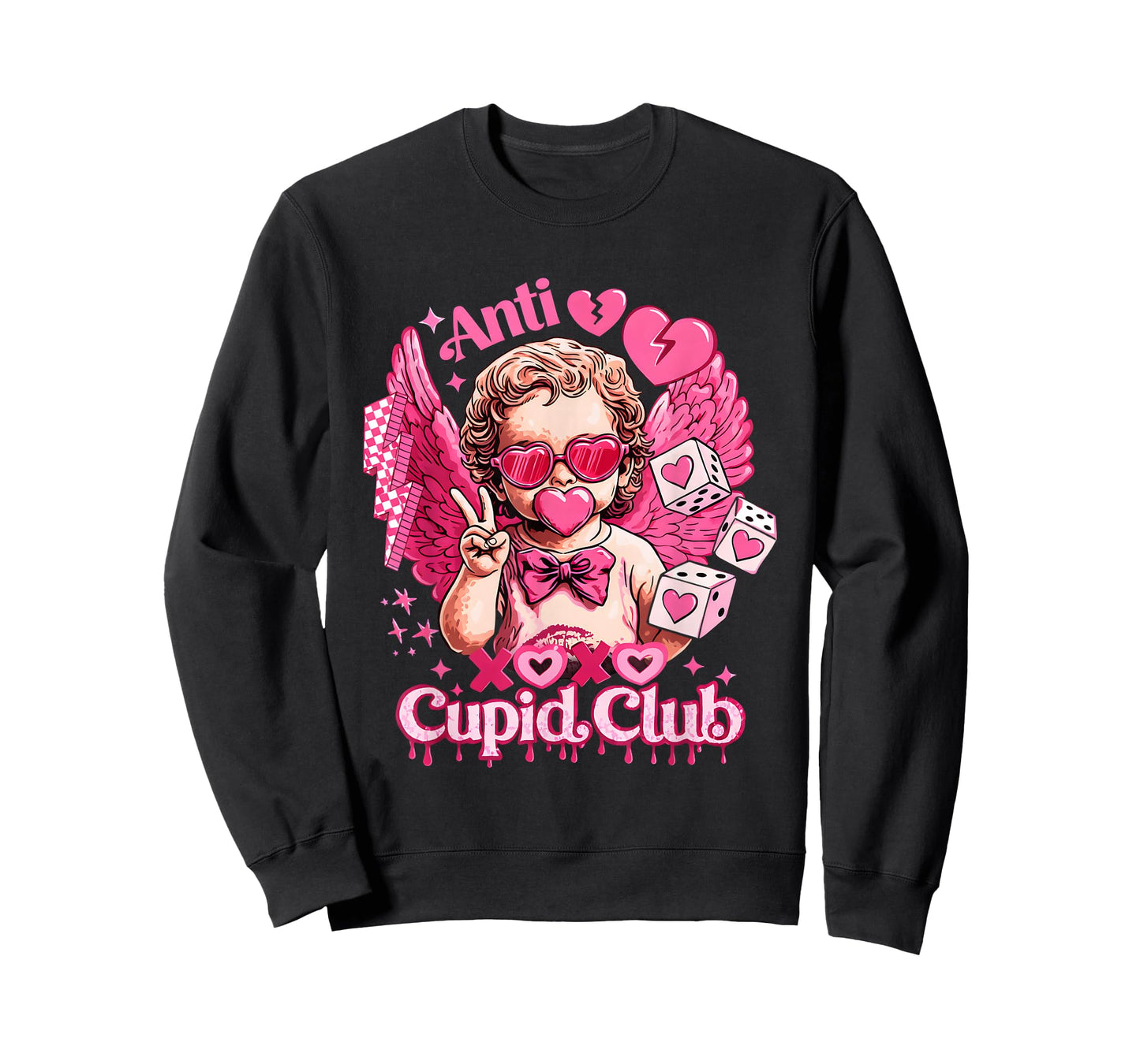 Anti Valentine Club Funny Valentine's Day Friends T-Shirt