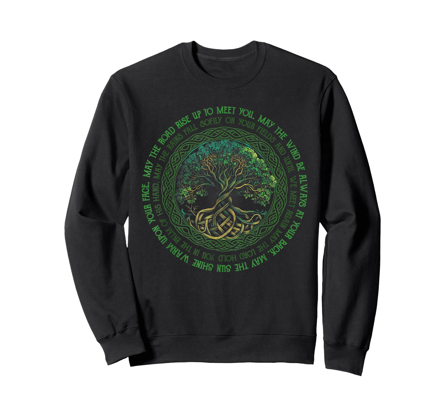 Irish Blessing Celtic Knot & Tree of Life Irish Ireland T-Shirt