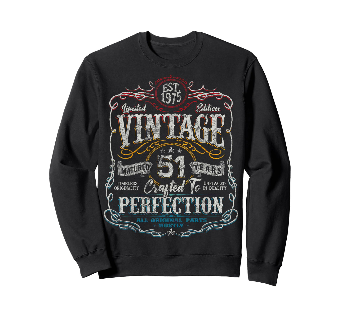 Vintage 1975 Limited Edition Shirt 51 Year Old 51st Birthday T-Shirt