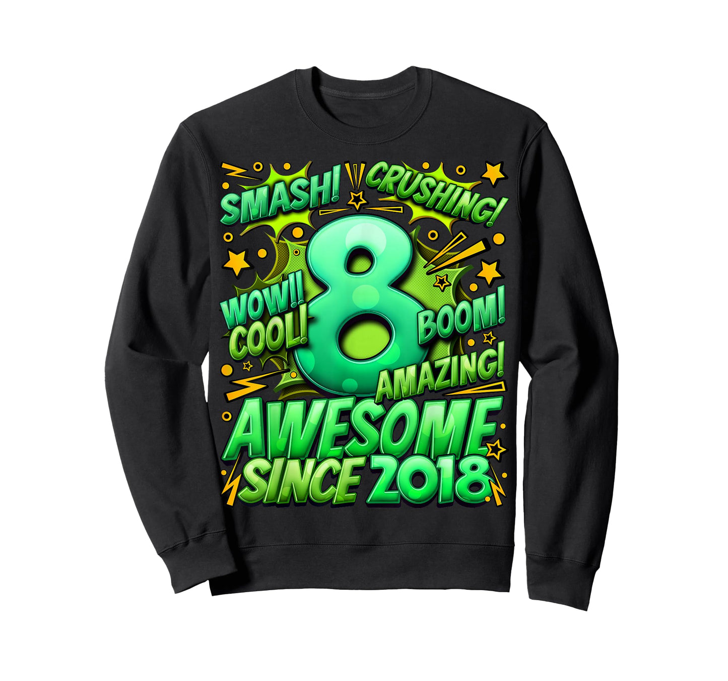 8 Year Old Gifts for Boys 8th Birthday Boy 8 Year Old Boy T-Shirt