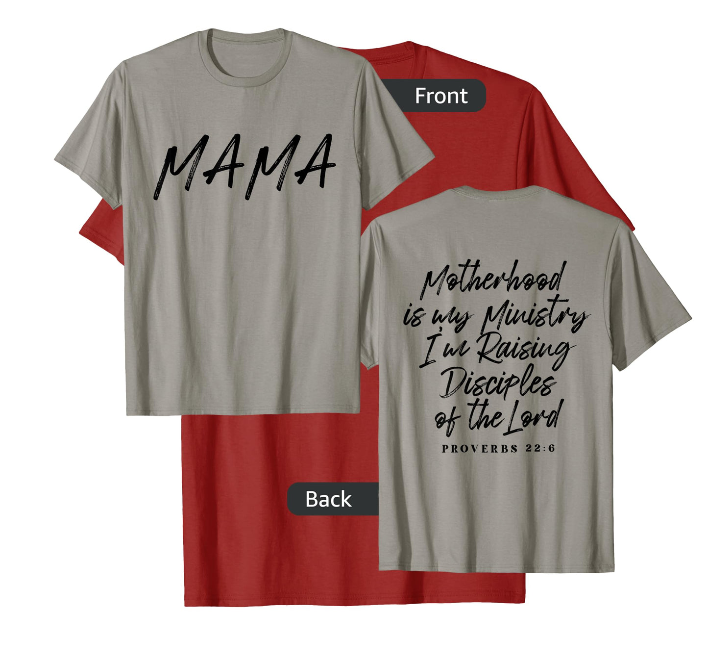 Mama Motherhood Is My Ministry I'm Raising Disciples Of Lord T-Shirt