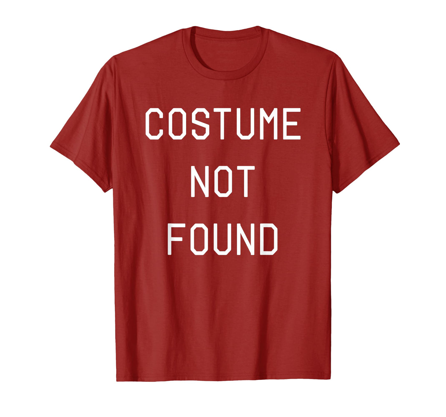 Error 404 Costume Not Found Funny Couples Matching Halloween T-Shirt