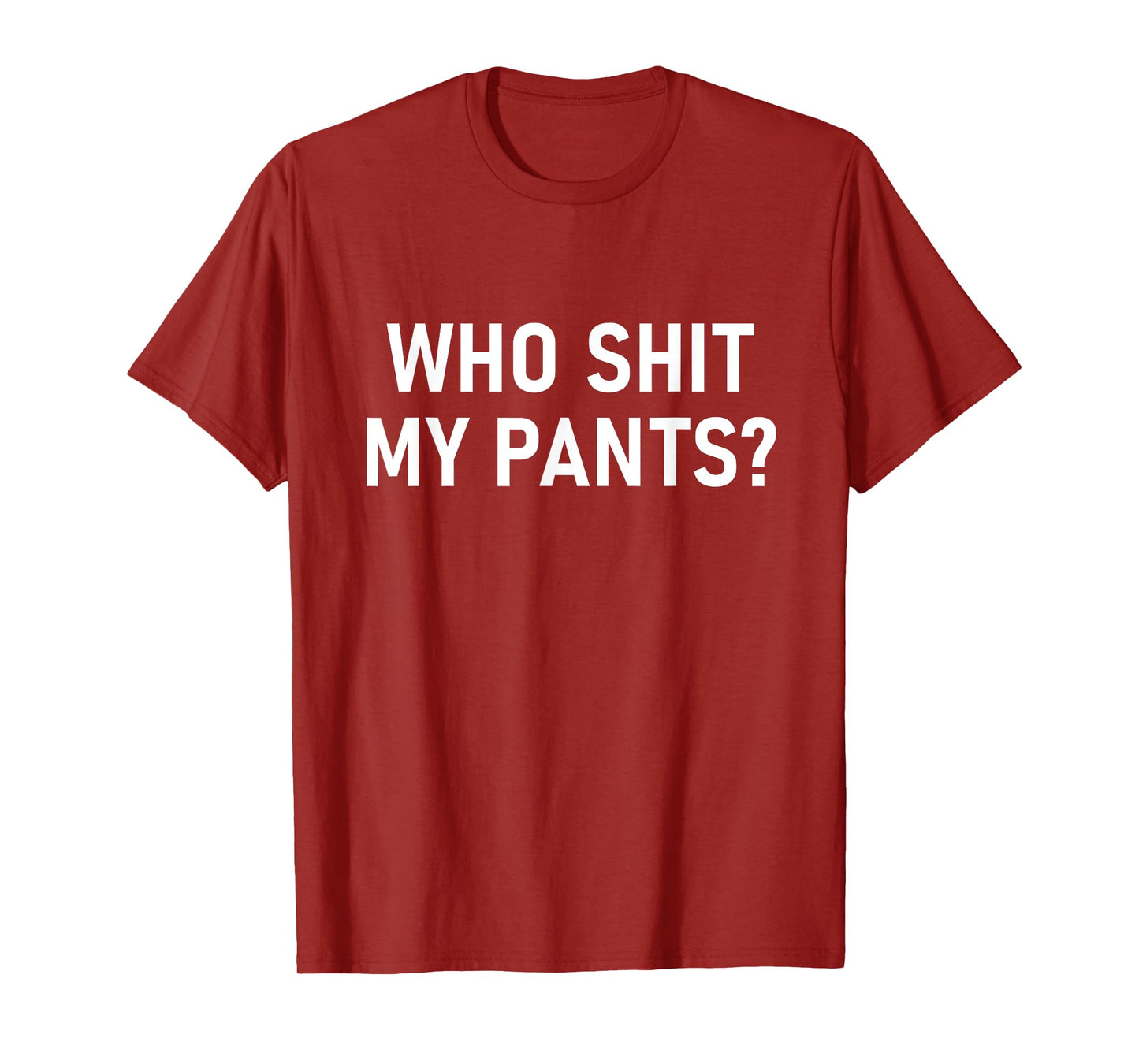 Who Shit My Pants, Funny, Jokes, Sarcastic T-Shirt