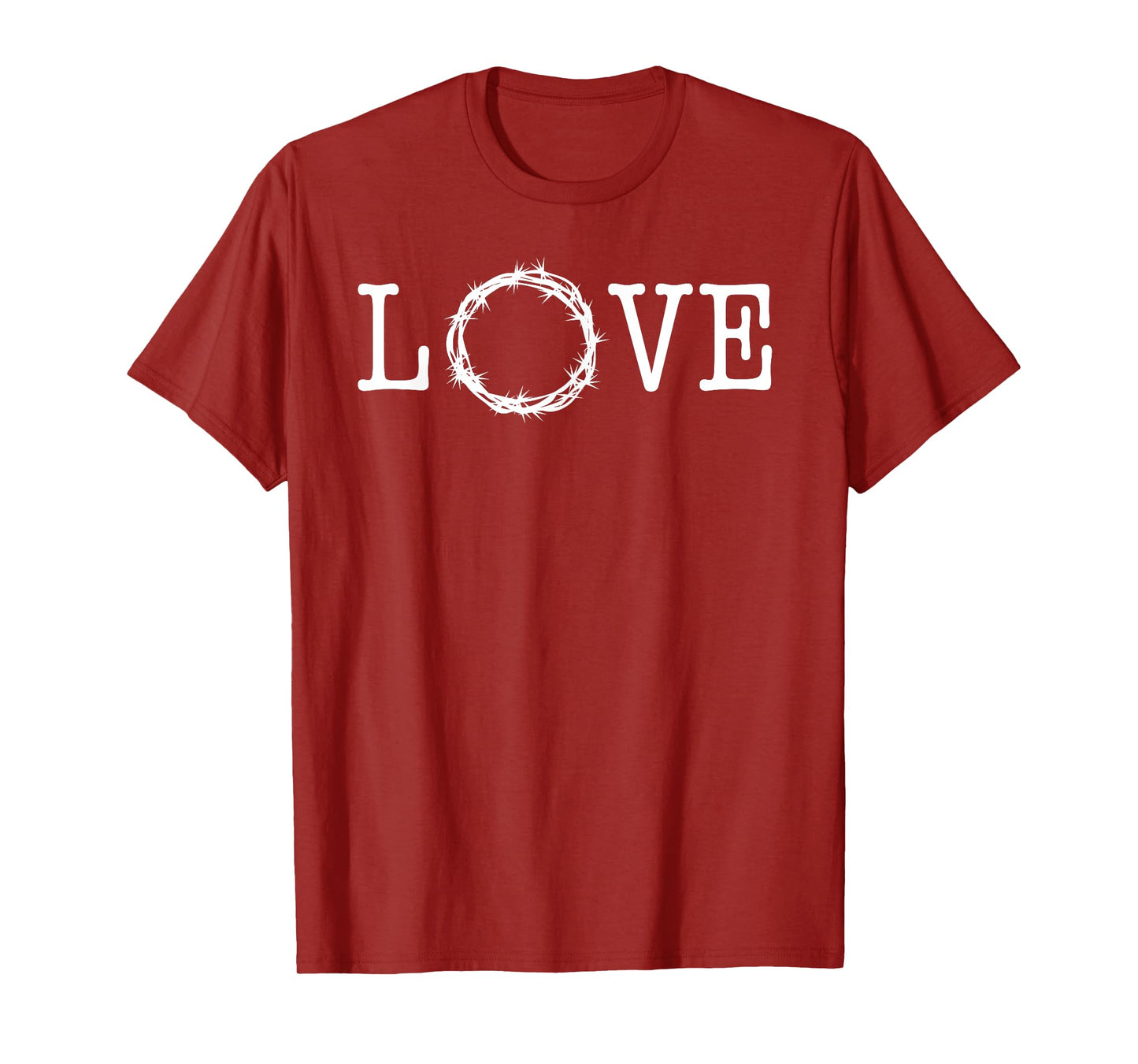 Love with Crown of Thorns as O Jesus Paid it All T-Shirt
