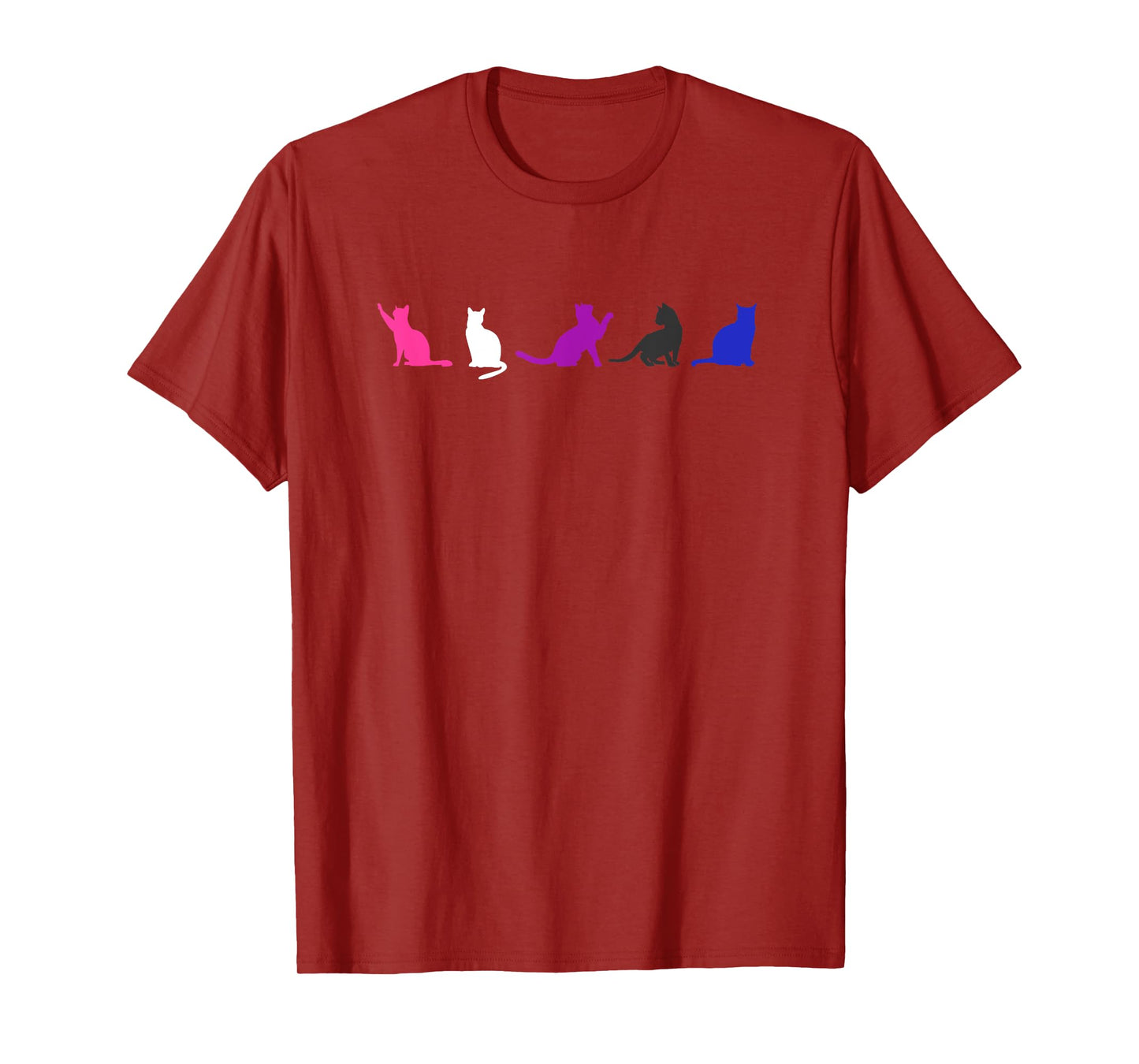 Genderfluid Pride Cats - LGBTQ Gender Fluid - Nonbinary Flag T-Shirt