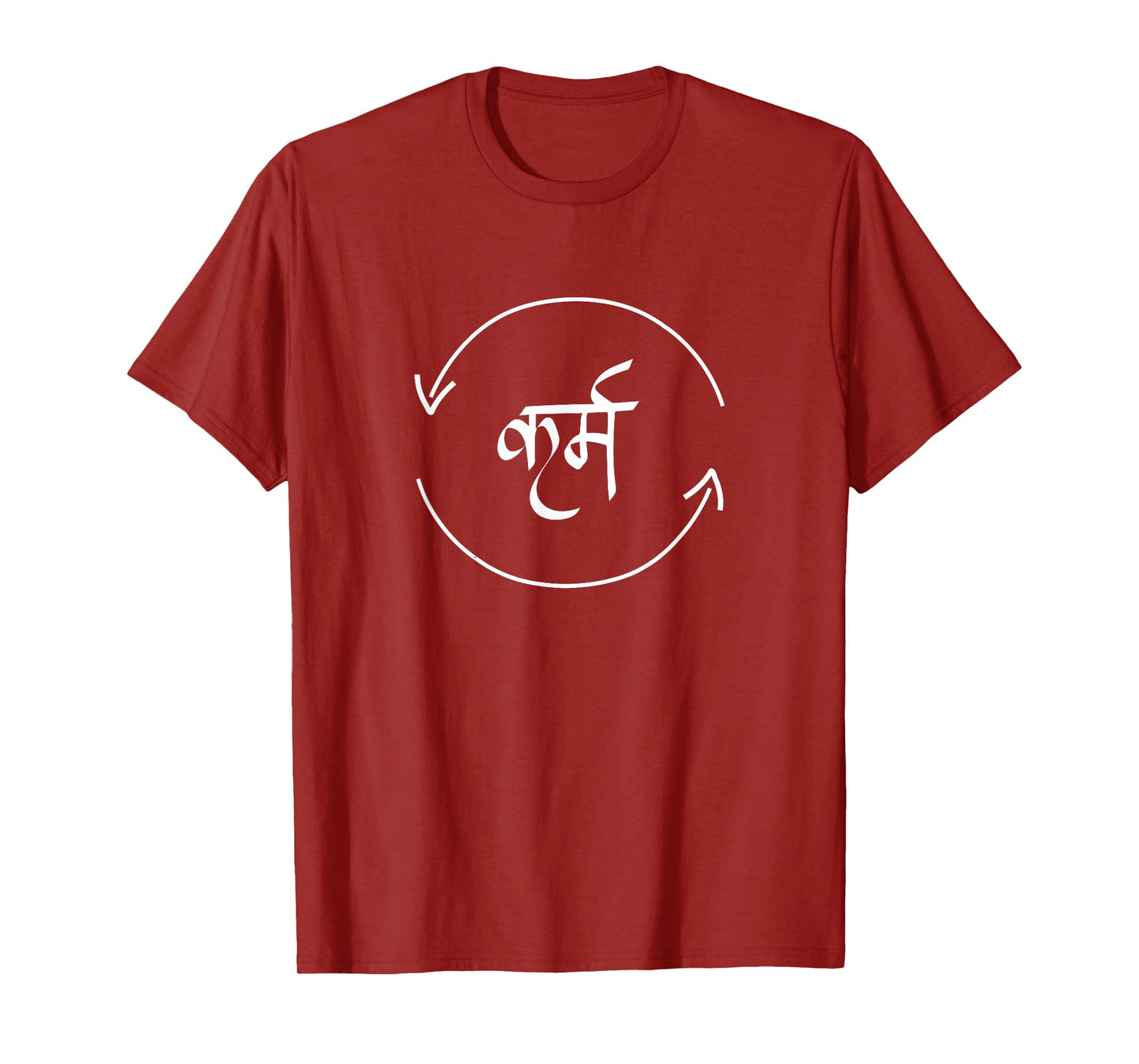 Karma in Hindi Cycle of Life Spirituality Hindu Dharma T-Shirt