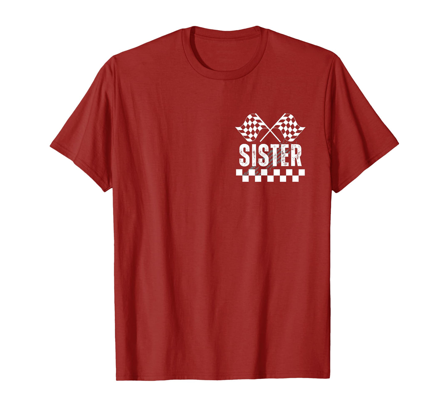 Racing Birthday Party Car Pit Crew Sister Family Matching T-Shirt