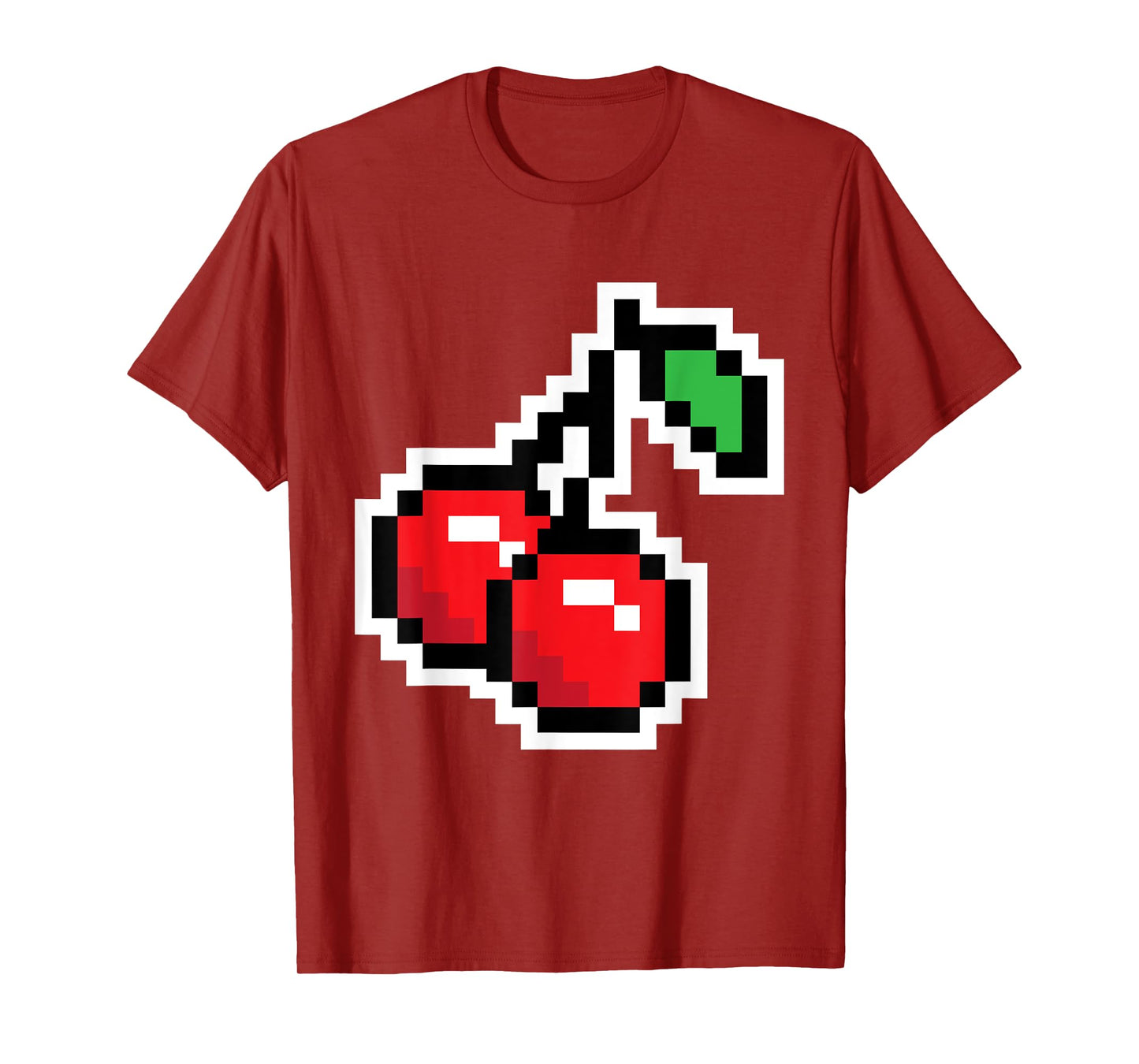 Pixel Cherries 80s Video Game Halloween Costume Easy Group T-Shirt