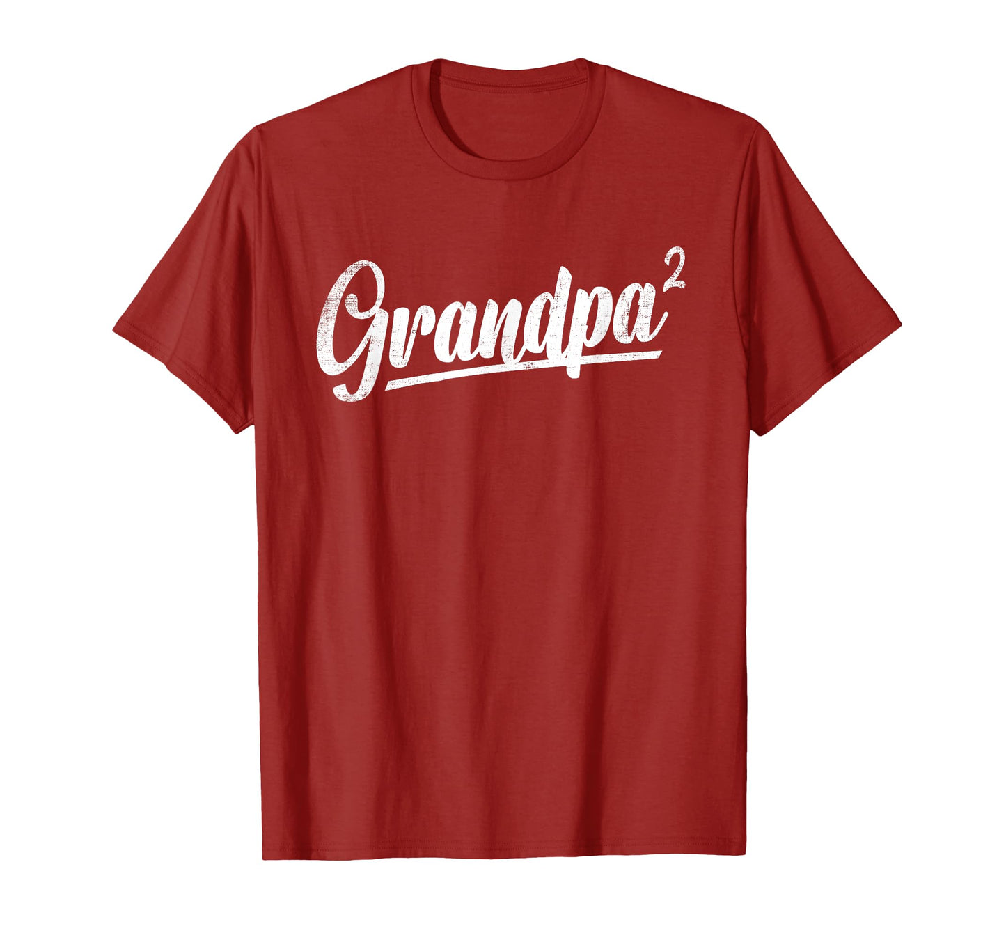 Grandpa Of 2 Two Squared 2 Grandkids Pregnancy Announcement T-Shirt
