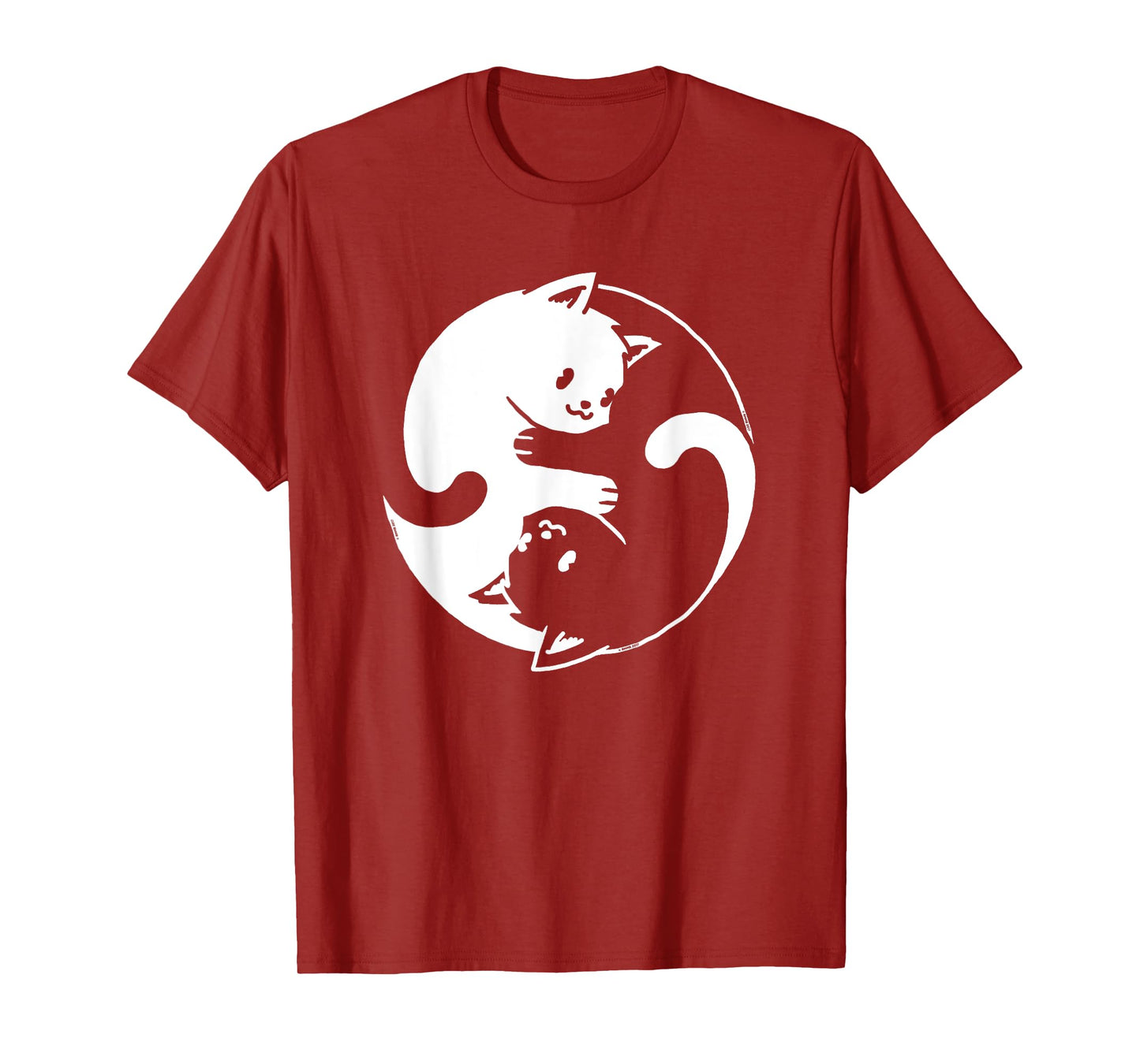 Yin Yang Cat Cute Spirituality Zen Meditation Balance Kitten Men Women Kids T-Shirt
