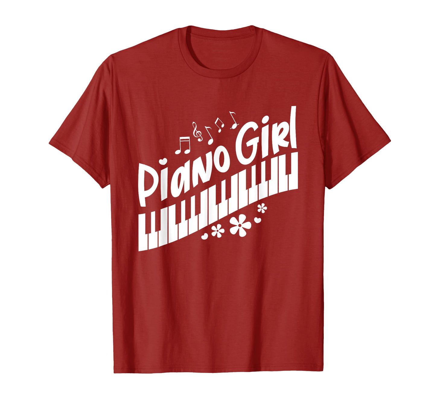Piano Girl Funny Pianist Music Keyboardist Musician Outfit T-Shirt