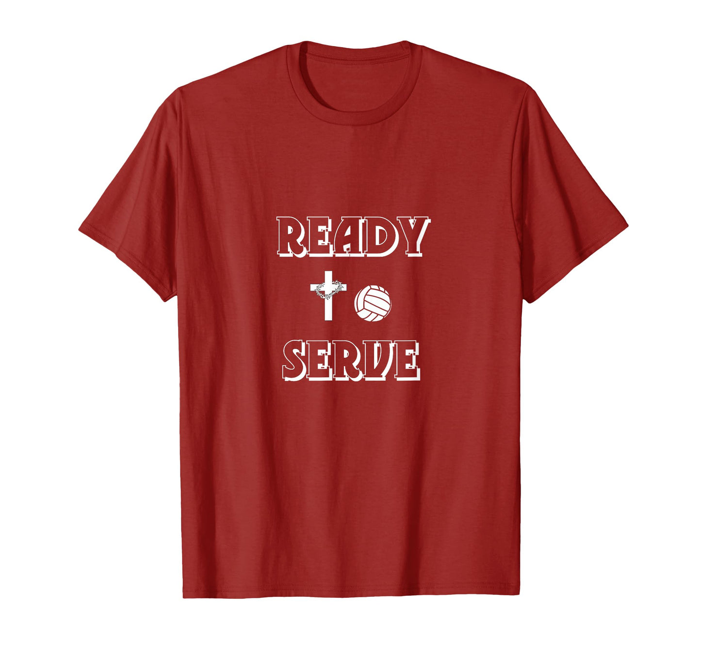 Ready To Serve Christian Volleyball T Shirt T-Shirt