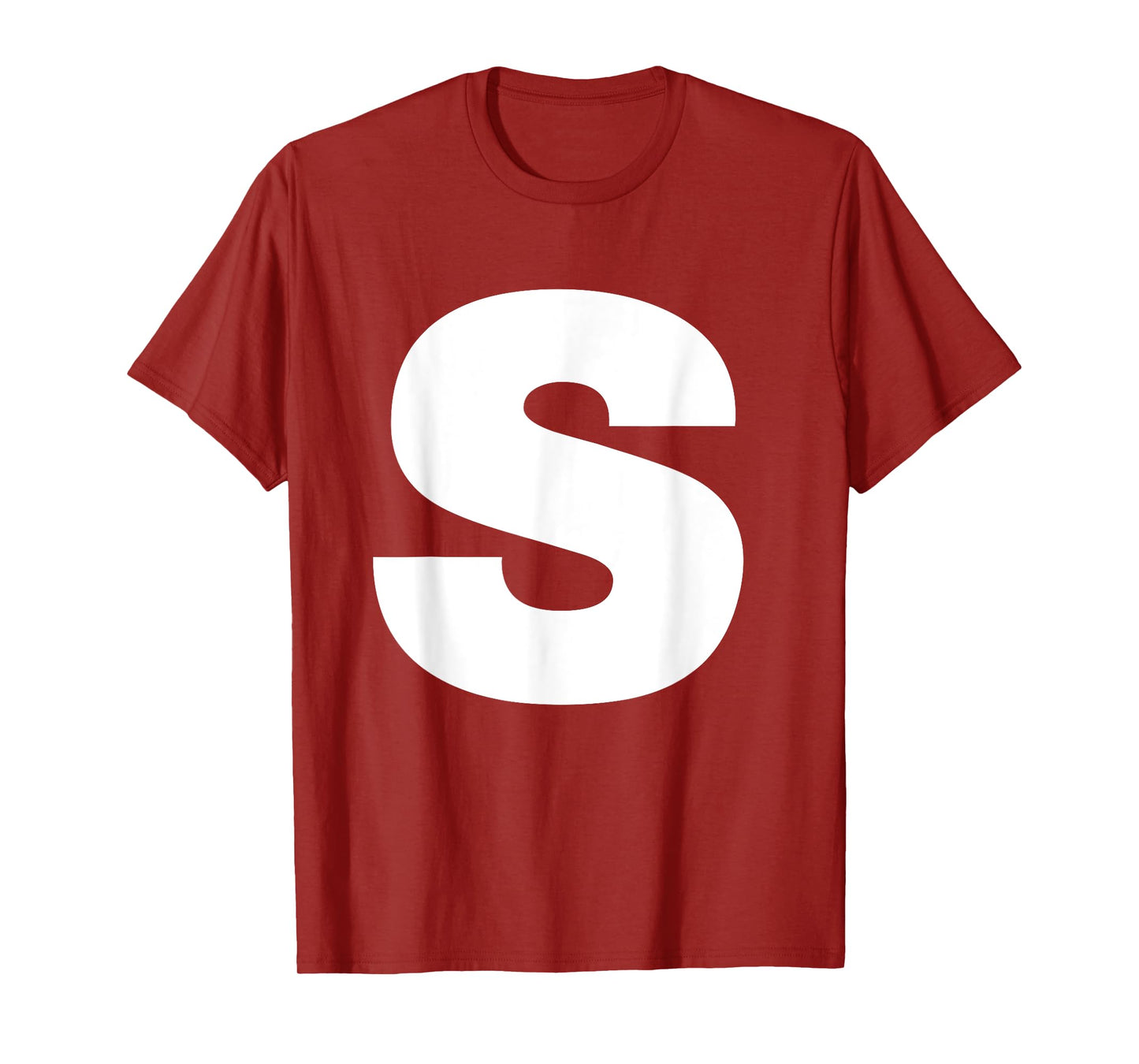 Letter S Capital Alphabet S Monogram Initial Name Birthday T-Shirt
