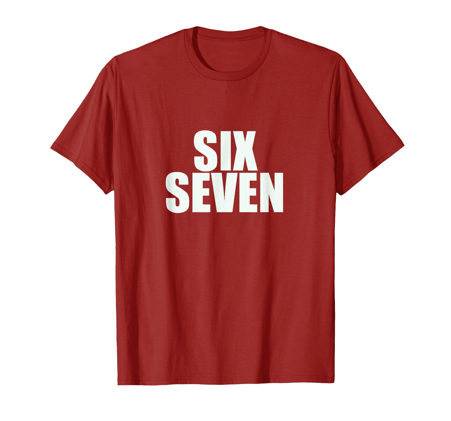 Fun Six Seven 6 7 Meme Design T-Shirt