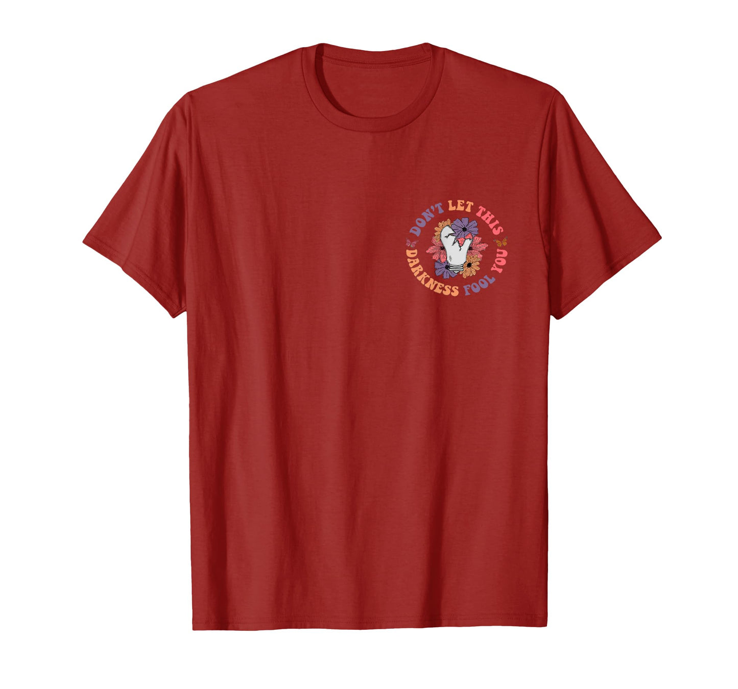 Retro The Light That Turns Off Can Be Turned Back 2 Sided T-Shirt