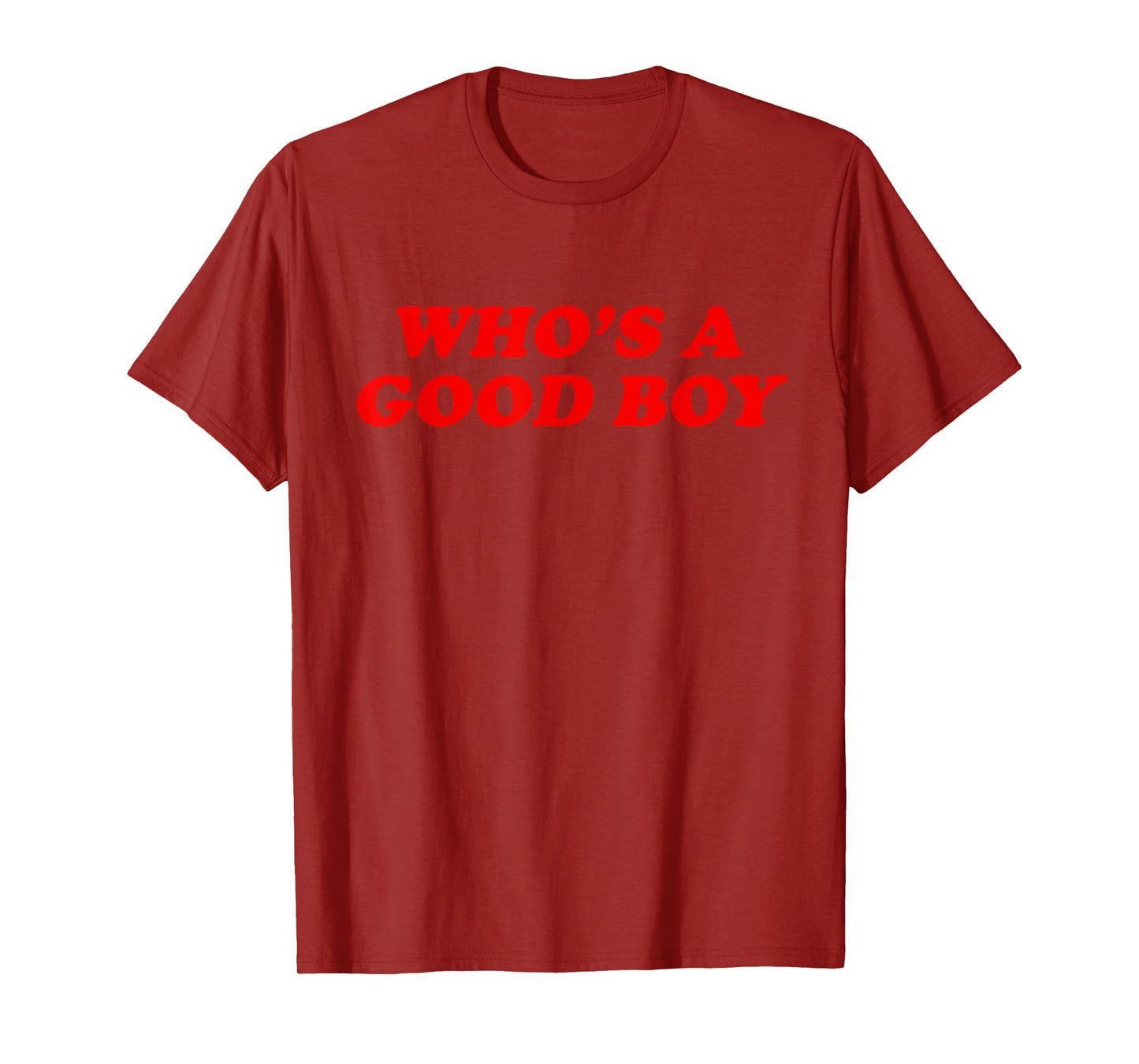 Who's A Good Boy Y2K Inspired Funny Dog Pet Women Men T-Shirt