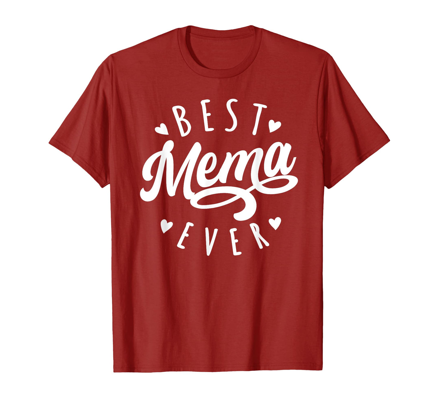 Best Mema Ever - Modern Calligraphy Font Mother's Day Mema T-Shirt