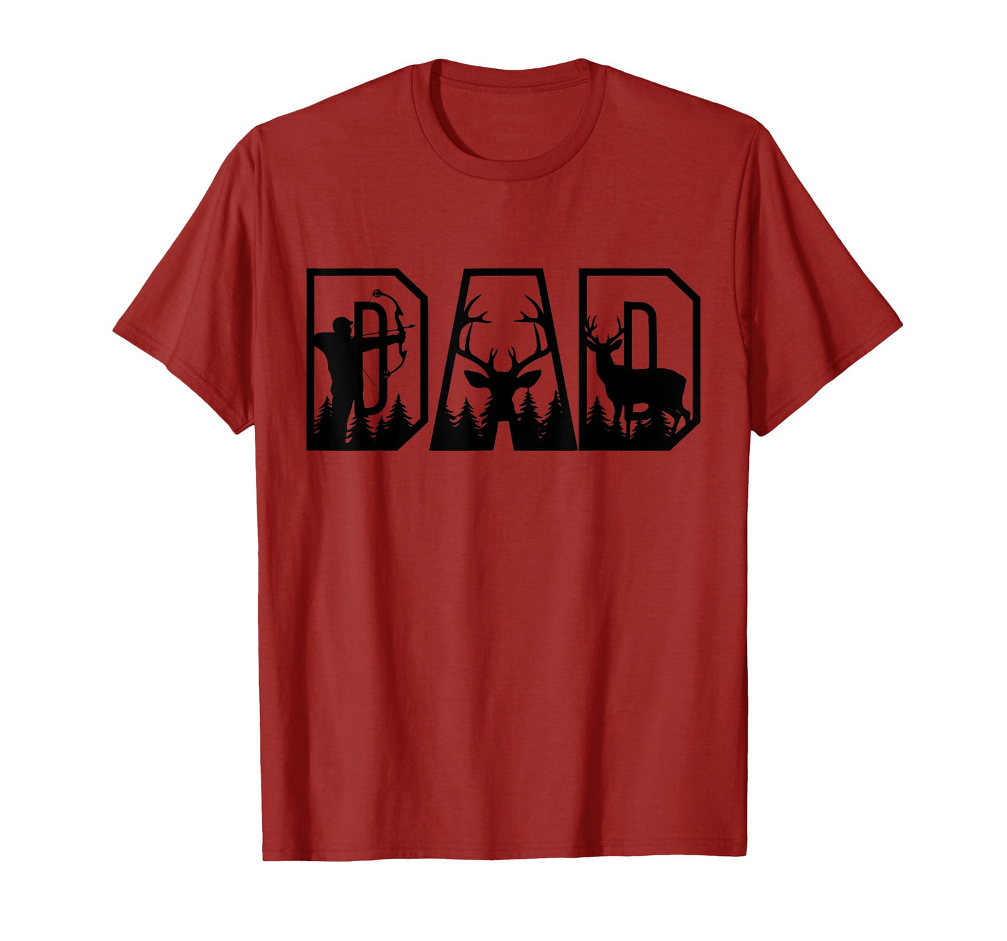 Deer Hunting Dad Wildlife Lover Whitetail Hunter Papa T-Shirt