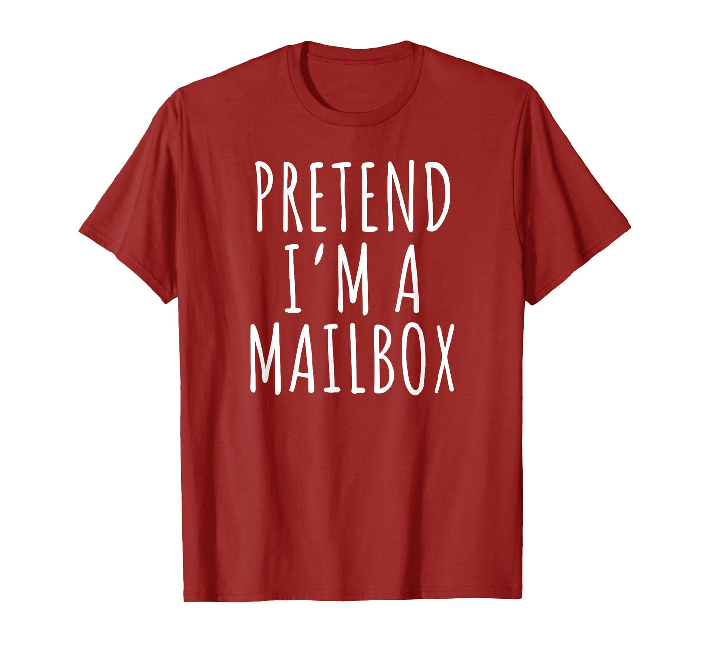 Lazy Halloween Costume Shirt Pretend I'm Mailbox T-Shirt