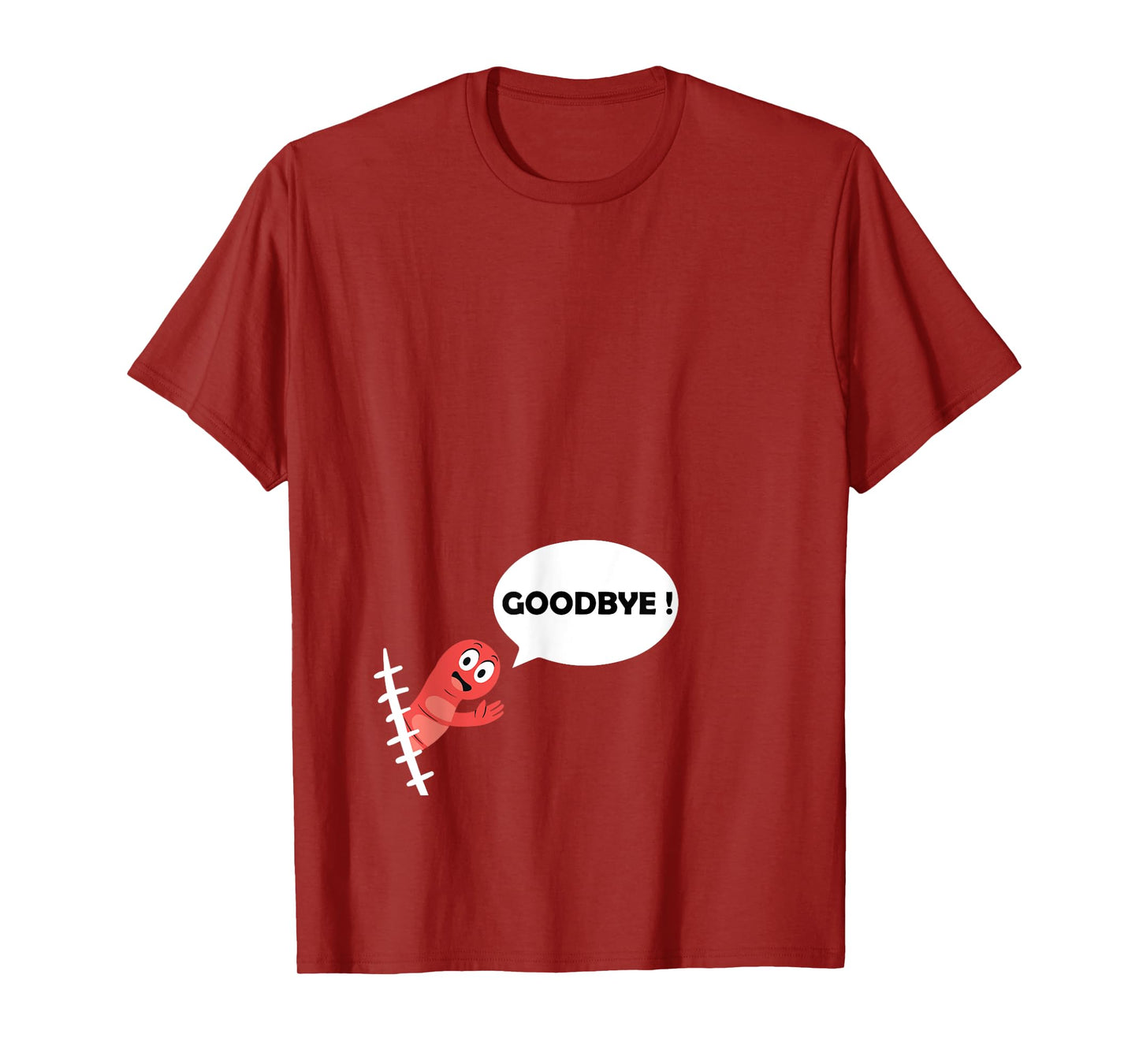 Appendix Suegery Funny Appendix Bye T-Shirt