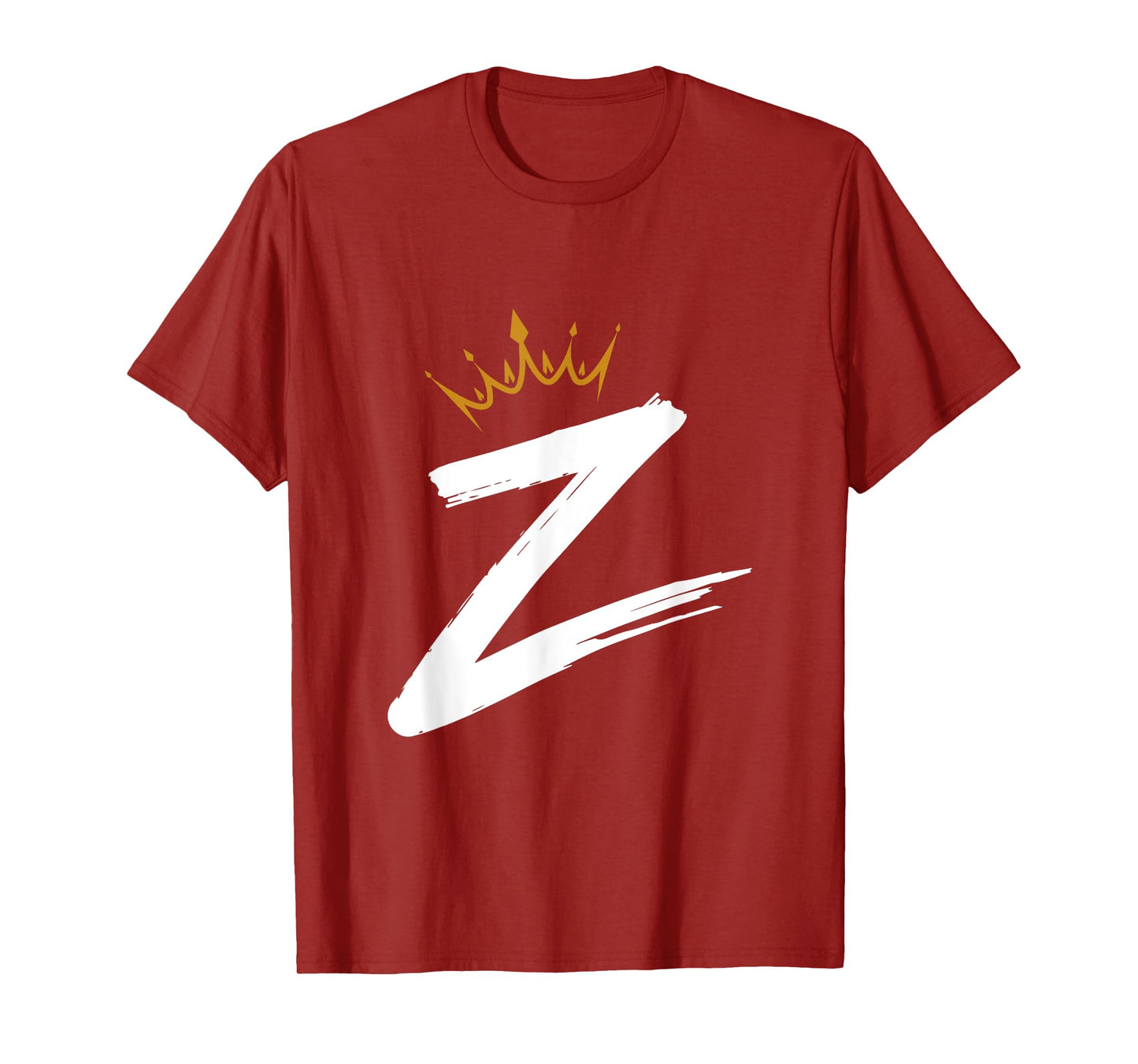 Queen King Letter Z - Favorite Letter With Crown Alphabet T-Shirt