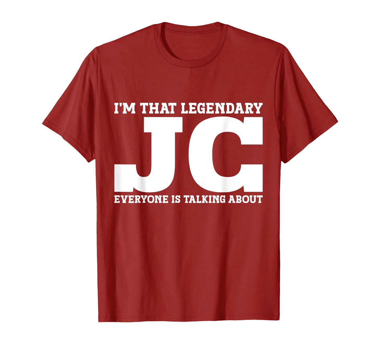 Jc Personal Name First Name Funny Jc T-Shirt