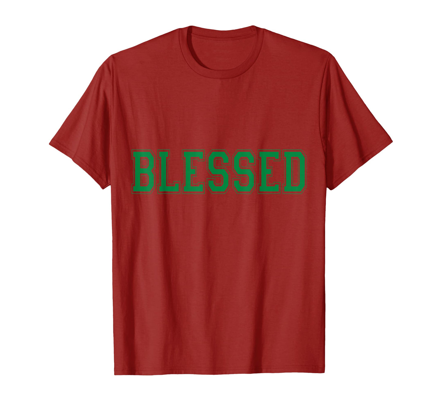 Christian T Shirts Blessed (Green)