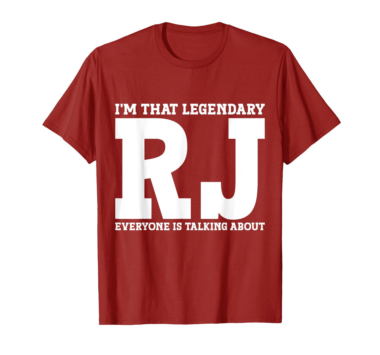 Rj Personal Name First Name Funny Rj T-Shirt