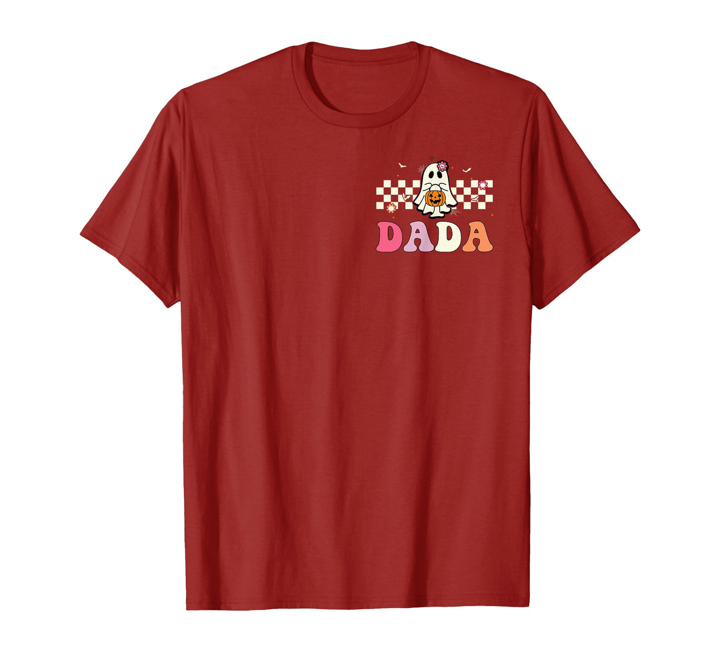 Dada Ghost Boo One Spooky Dad First Halloween Birthday Boy T-Shirt